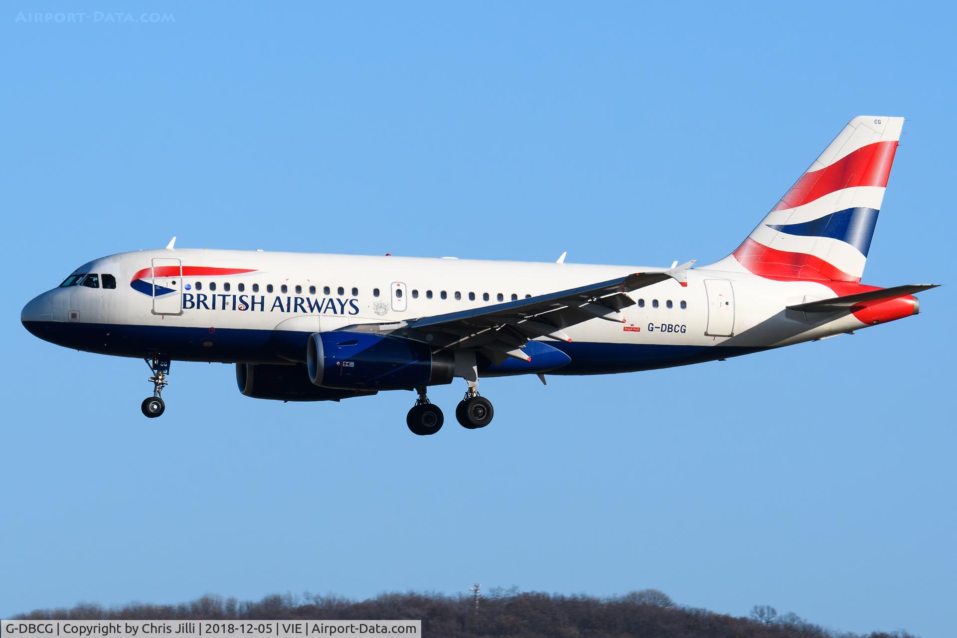 G-DBCG, 2005 Airbus A319-131 C/N 2694, British Airways