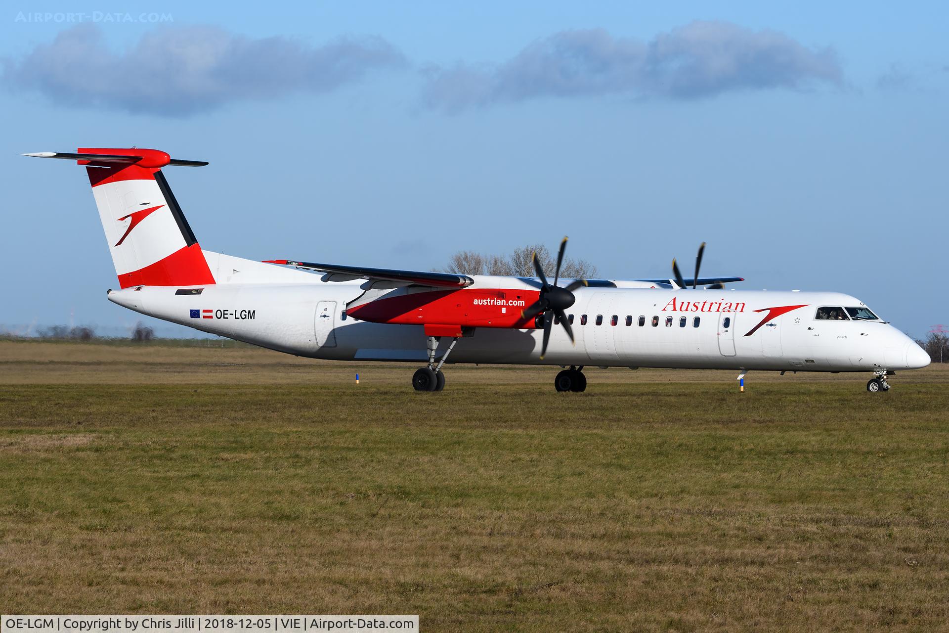 OE-LGM, 2010 De Havilland Canada DHC-8-402Q Dash 8 C/N 4319, Austrian Airlines