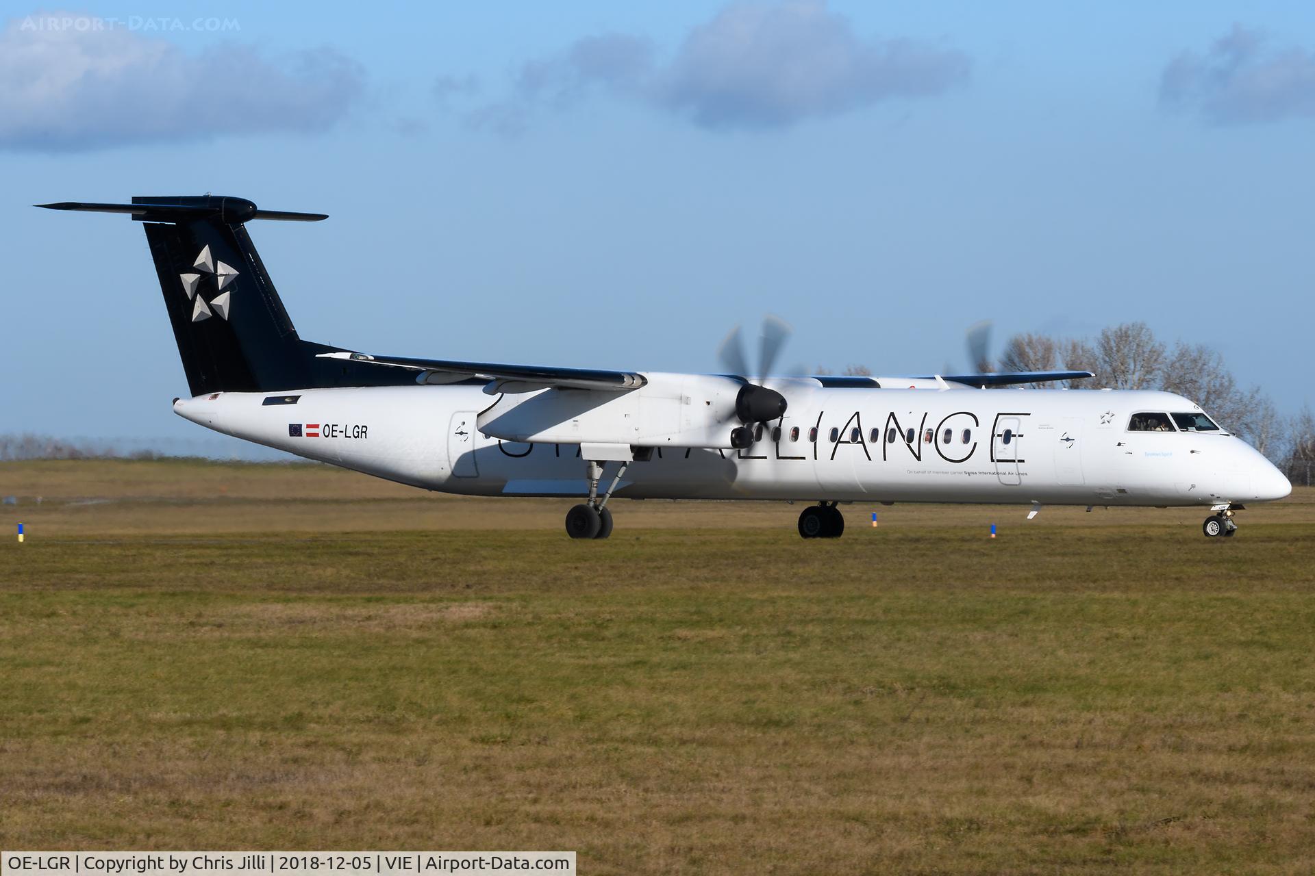 OE-LGR, 2001 De Havilland Canada DHC-8-402Q Dash 8 C/N 4045, Austrian Airlines