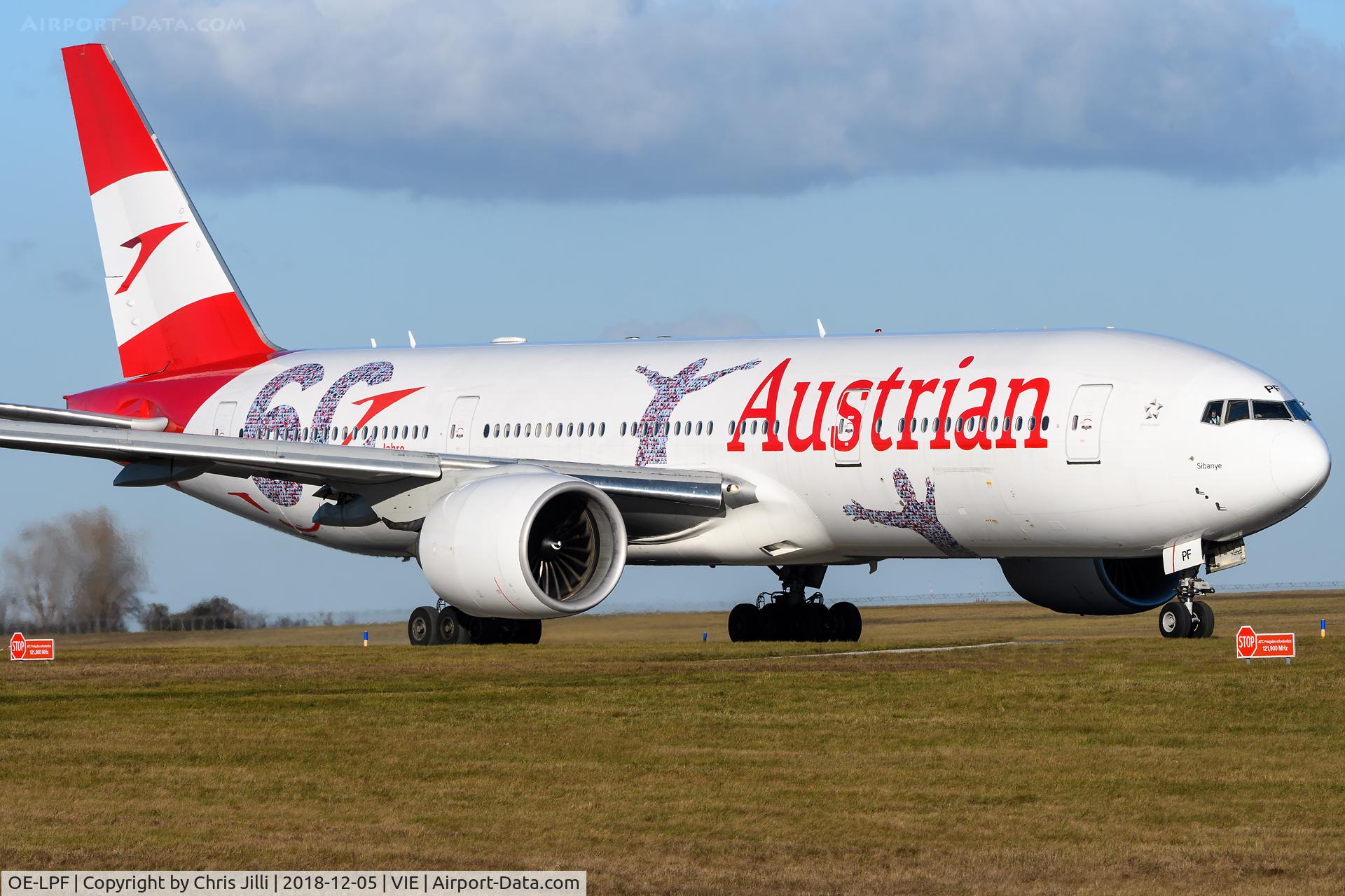 OE-LPF, 2001 Boeing 777-2Q8/ER C/N 28692, Austrian Airlines