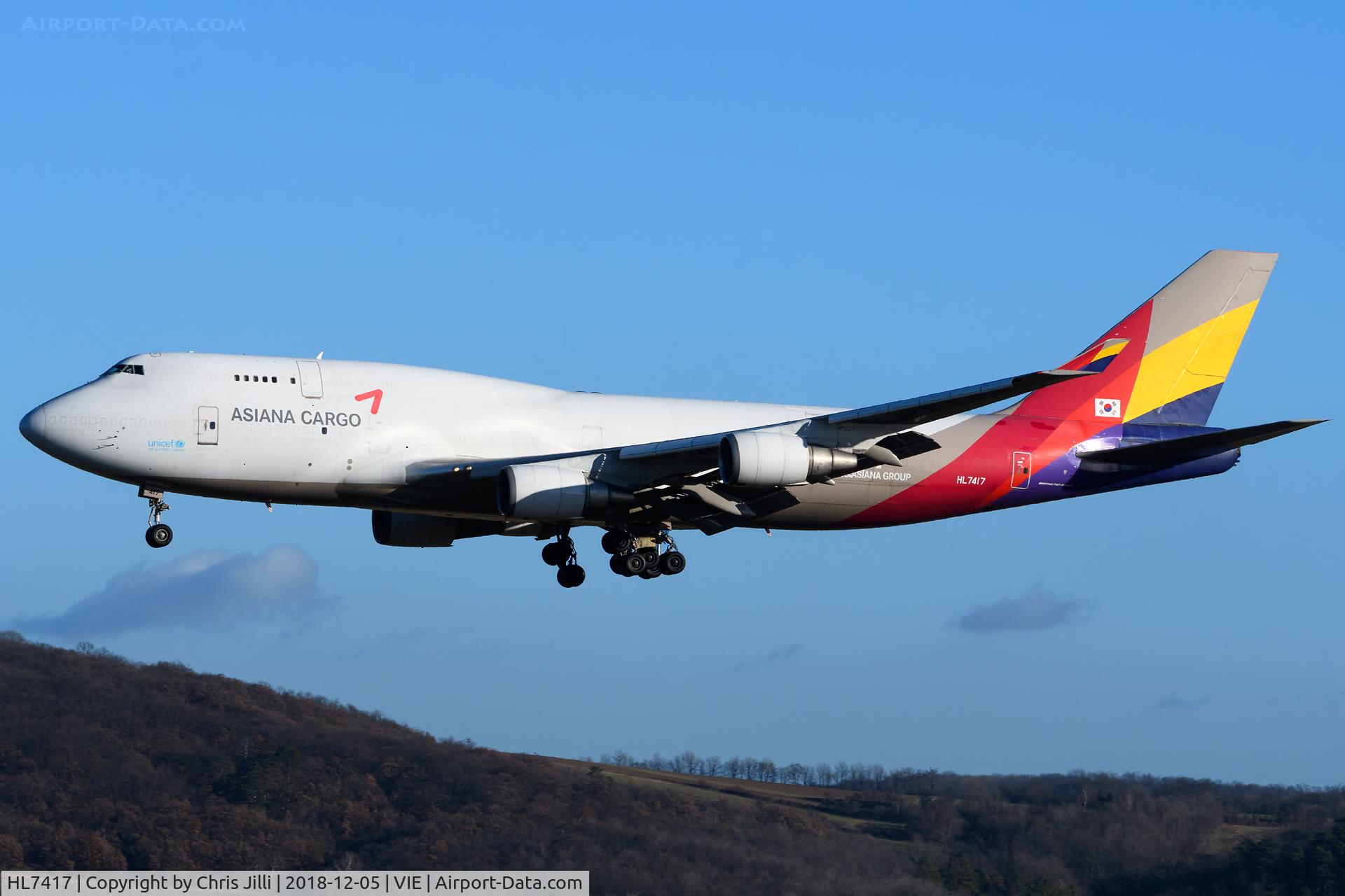 HL7417, 1993 Boeing 747-48EM(BDSF) C/N 25779, Asiana Cargo