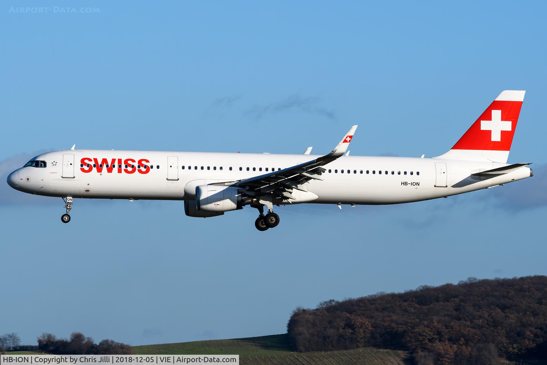 HB-ION, 2013 Airbus A321-212 C/N 5567, Swiss