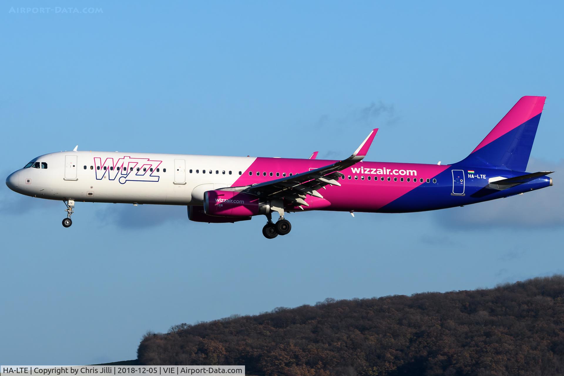 HA-LTE, 2018 Airbus A321-231 C/N 8325, Wizzair