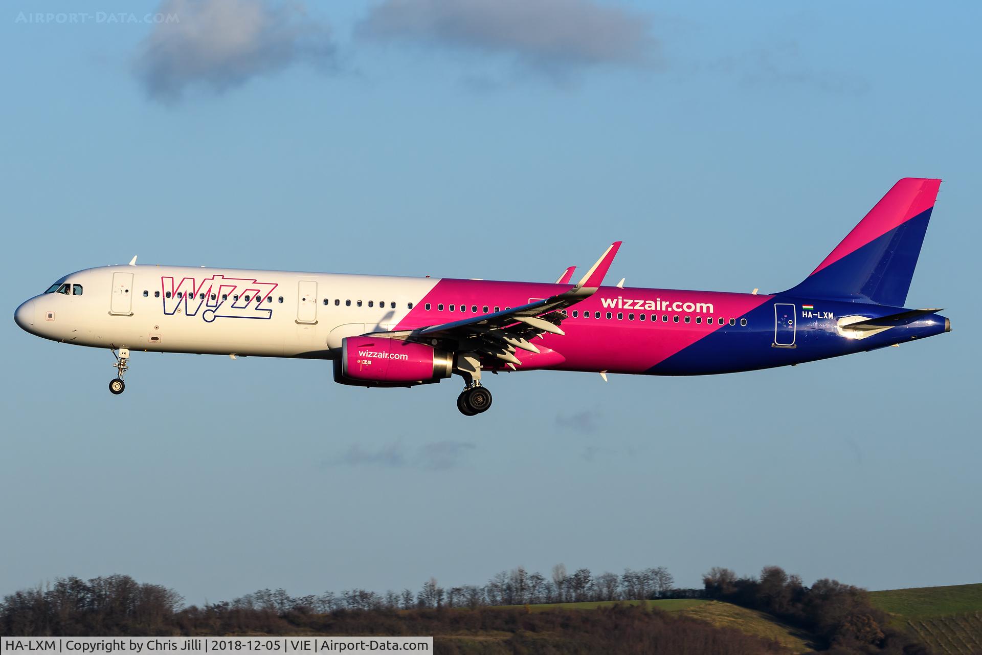 HA-LXM, 2017 Airbus A321-231 C/N 7528, Wizzair