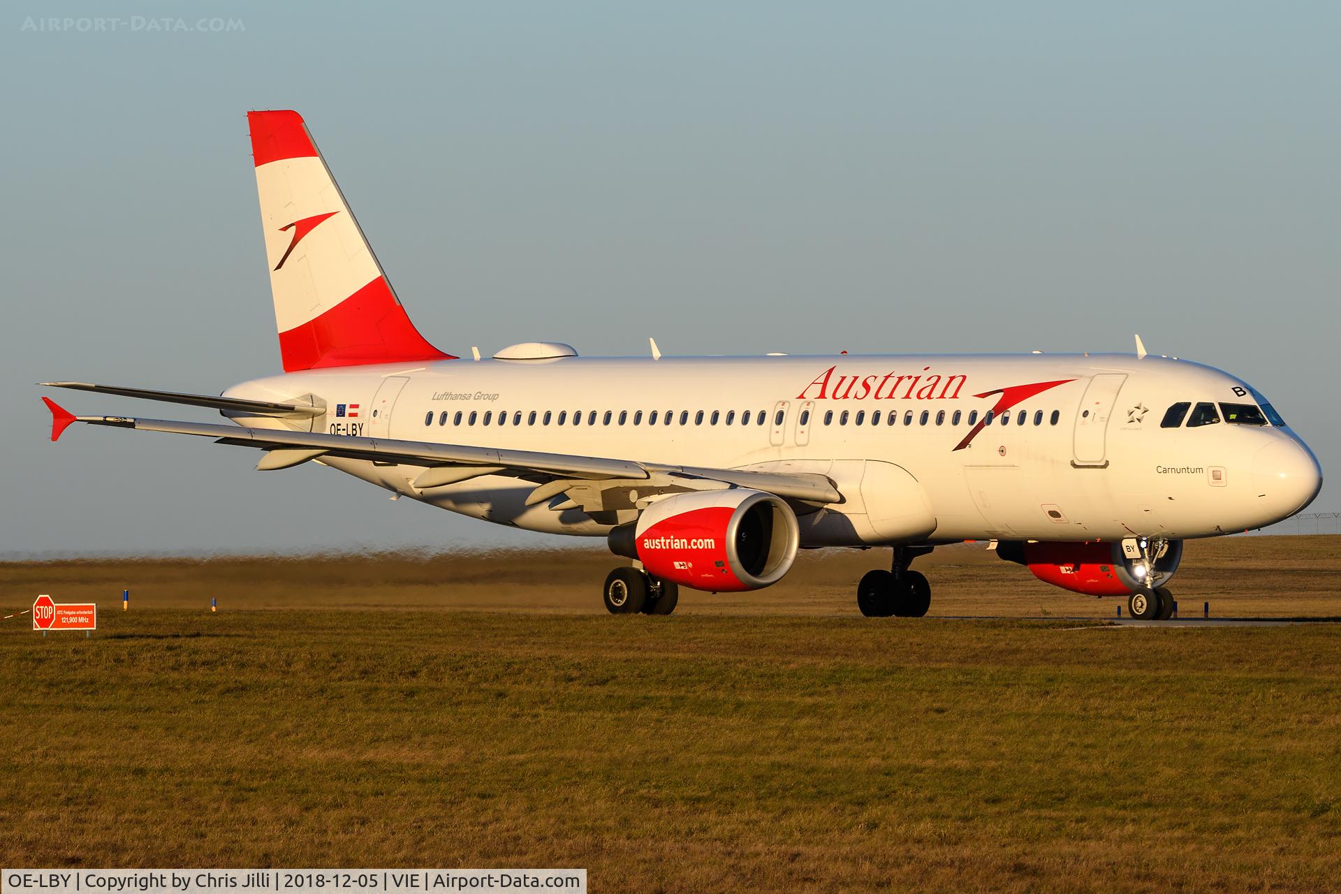 OE-LBY, 2012 Airbus A320-214 C/N 5122, Austrian Airlines