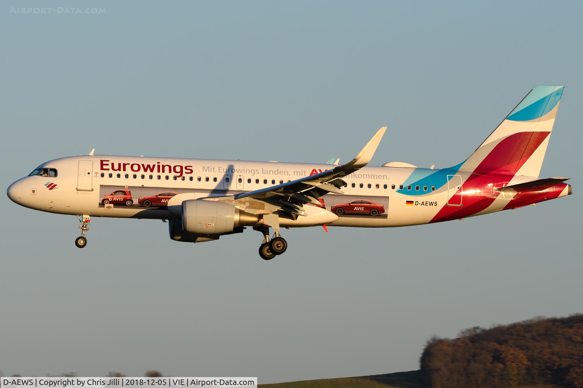 D-AEWS, 2016 Airbus A320-214 C/N 7439, Eurowings