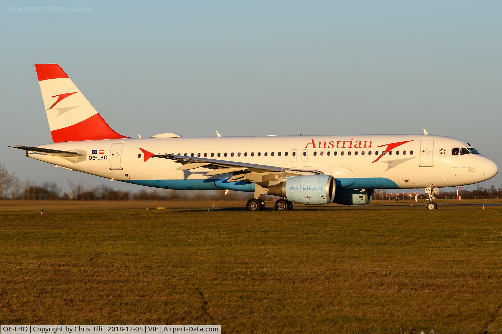 OE-LBO, 1998 Airbus A320-214 C/N 776, Austrian Airlines