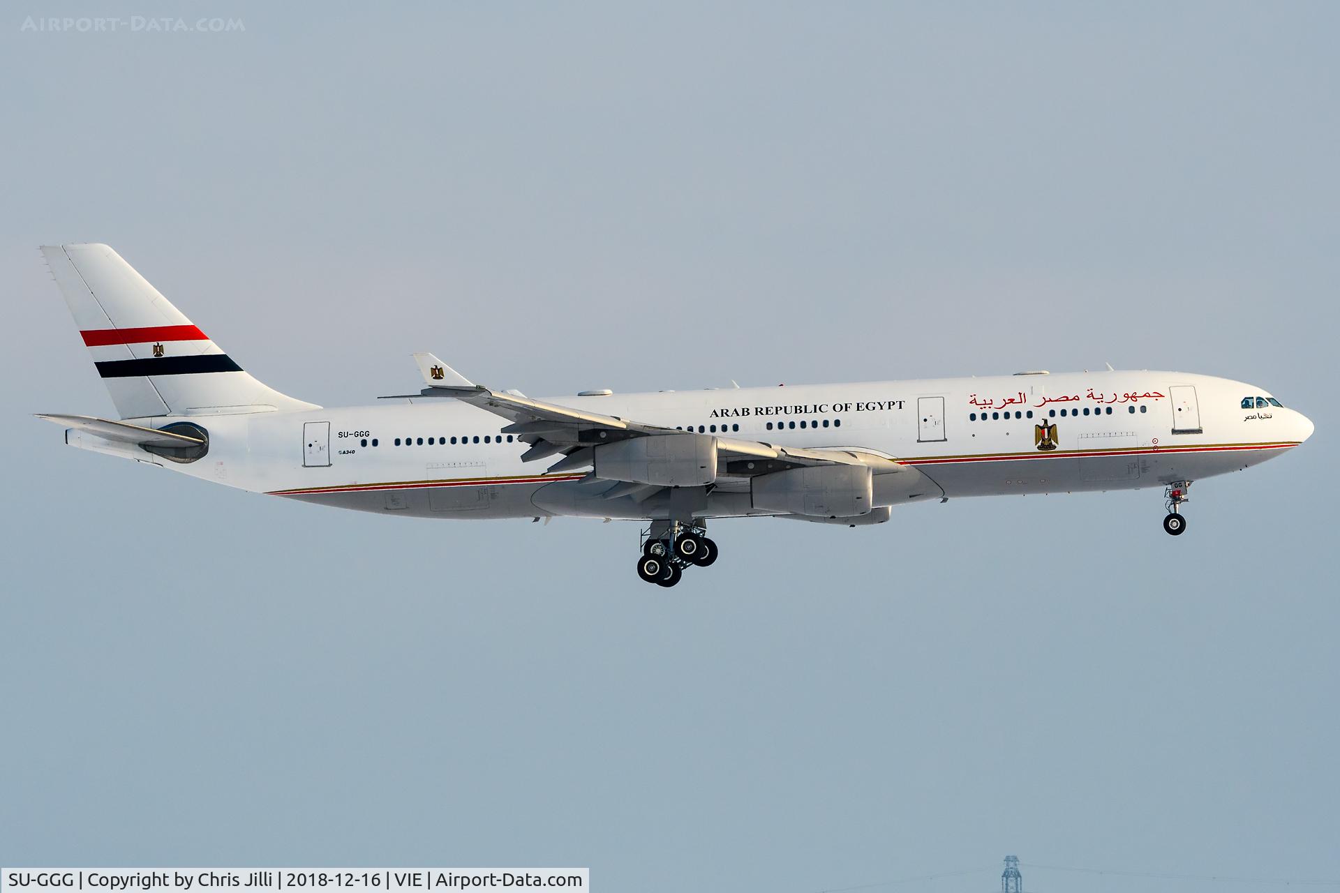 SU-GGG, 1995 Airbus A340-212 C/N 061, Arab Republic of Egypt