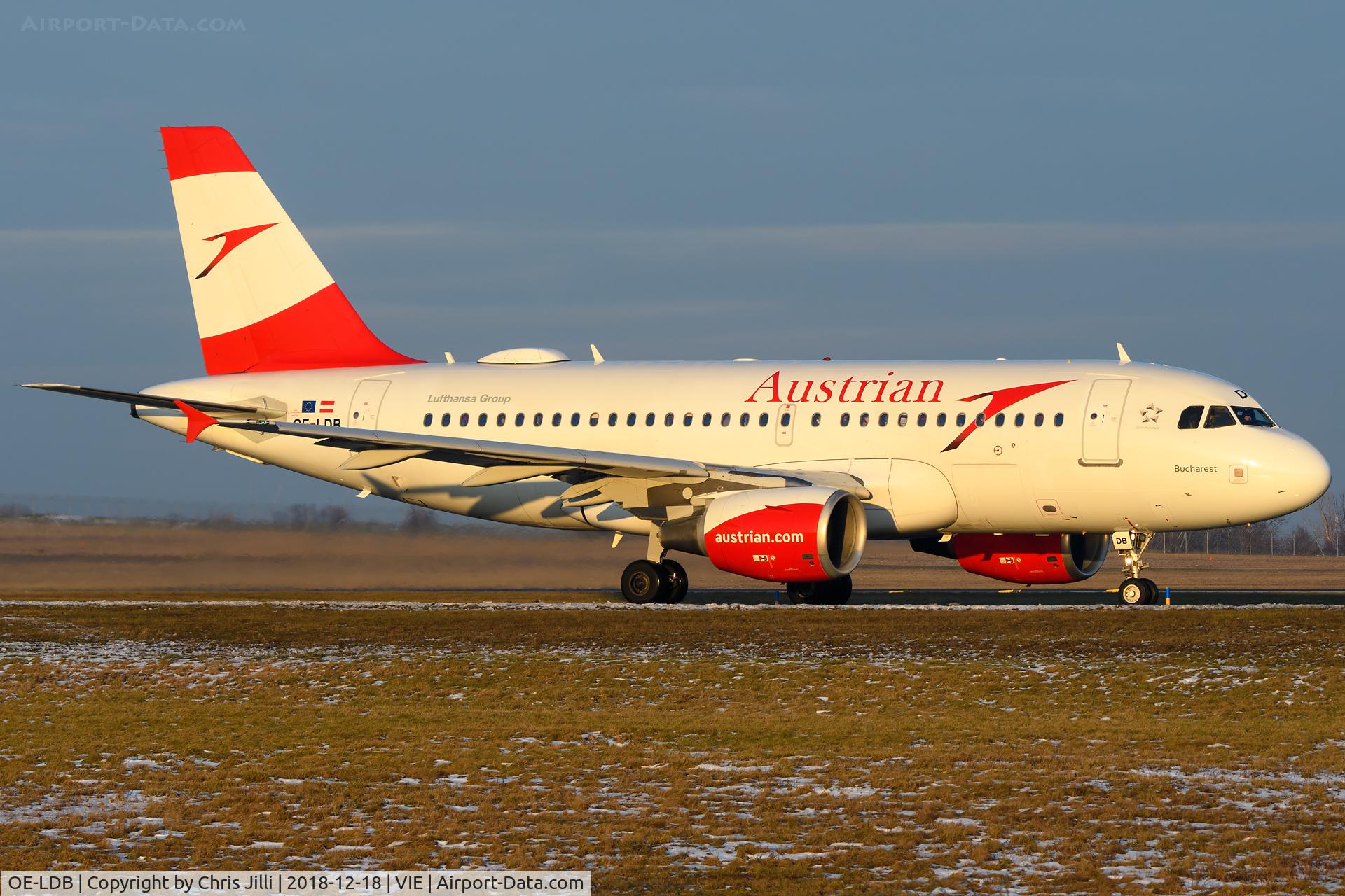 OE-LDB, 2004 Airbus A319-112 C/N 2174, Austrian Airlines
