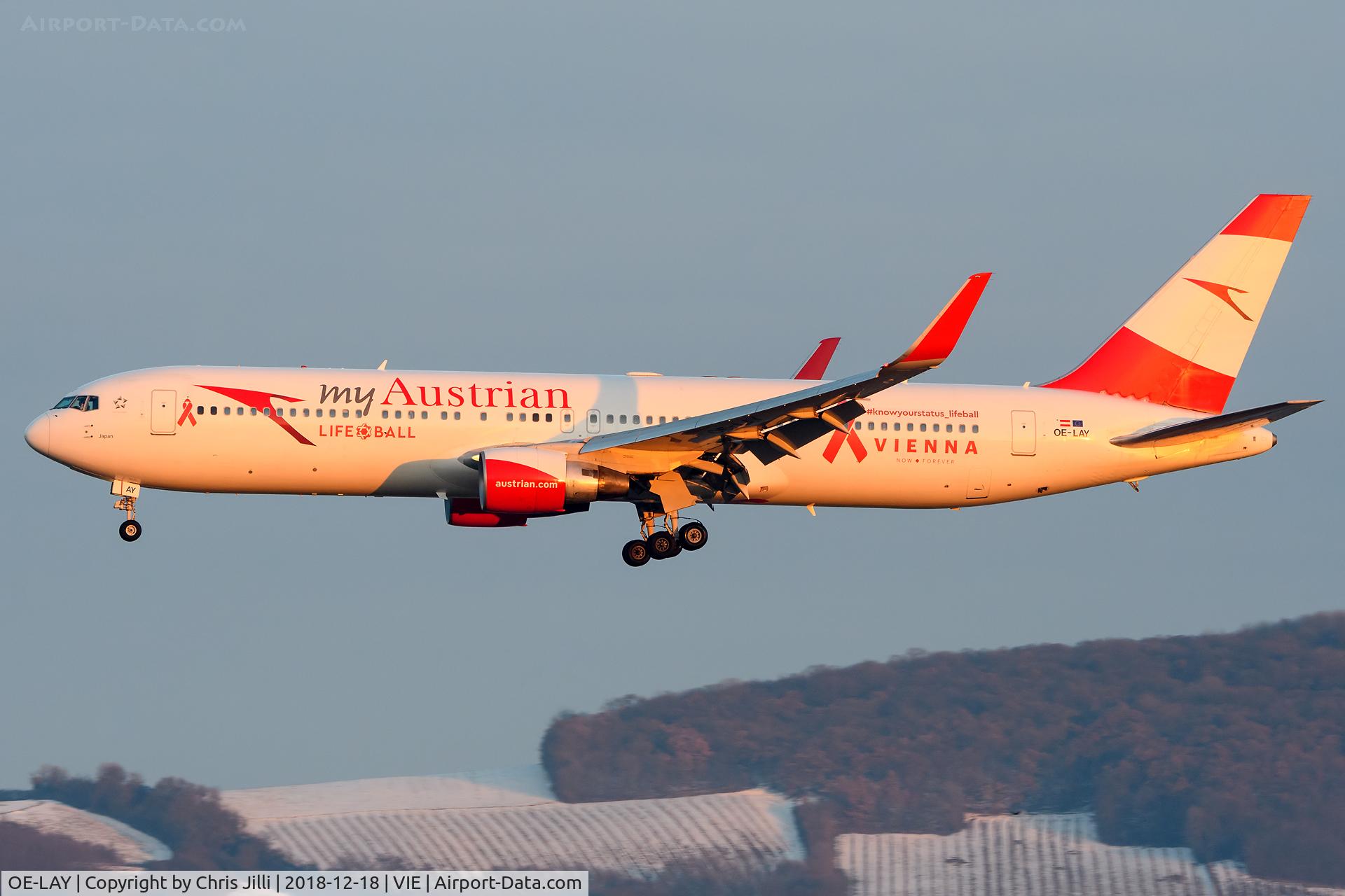 OE-LAY, 1998 Boeing 767-3Z9/ER C/N 29867, Austrian Airlines