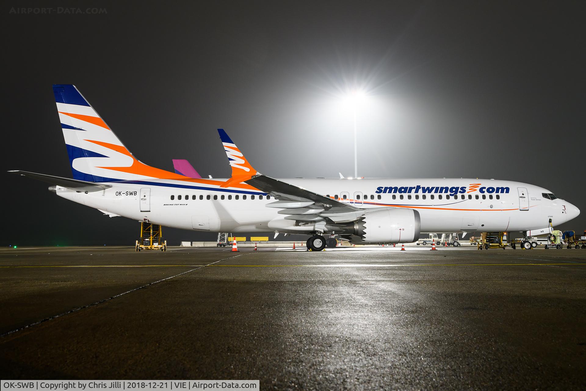 OK-SWB, 2018 Boeing 737-8 MAX C/N 43556, smartwings