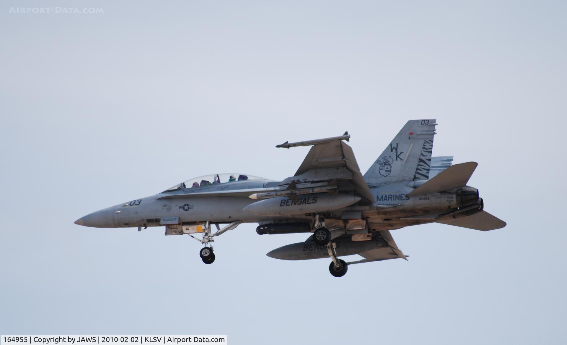 164955, McDonnell Douglas F/A-18D Hornet C/N 1255, 164955 McDonnell Douglas F/A-18D Hornet c/n: 1255 @ KLSV