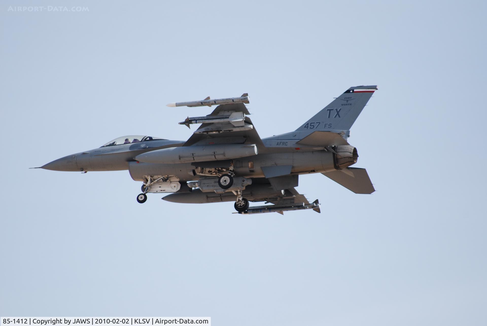 85-1412, 1985 General Dynamics F-16C Fighting Falcon C/N 5C-192, 85-1412 