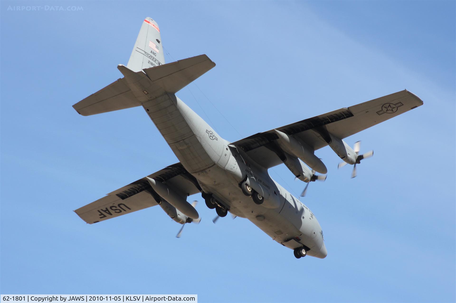 62-1801, 1962 Lockheed C-130E Hercules C/N 382-3755, 62-1801 Lockheed C-130E Hercules, c/n: 382-3755 @ KLSV