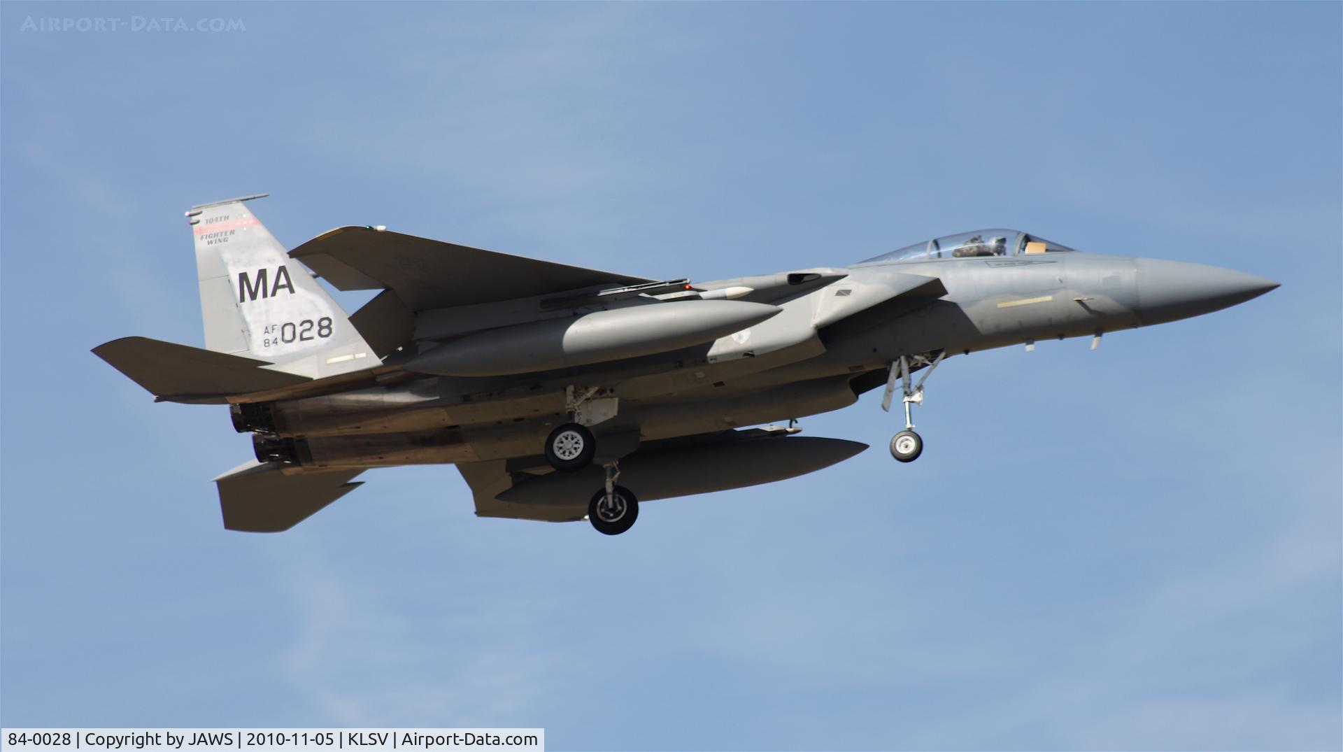 84-0028, 1984 McDonnell Douglas F-15C Eagle C/N 0939/C331, 84-0028 MA McDonnell Douglas F-15C, c/n: 0939/C331 @ KLSV