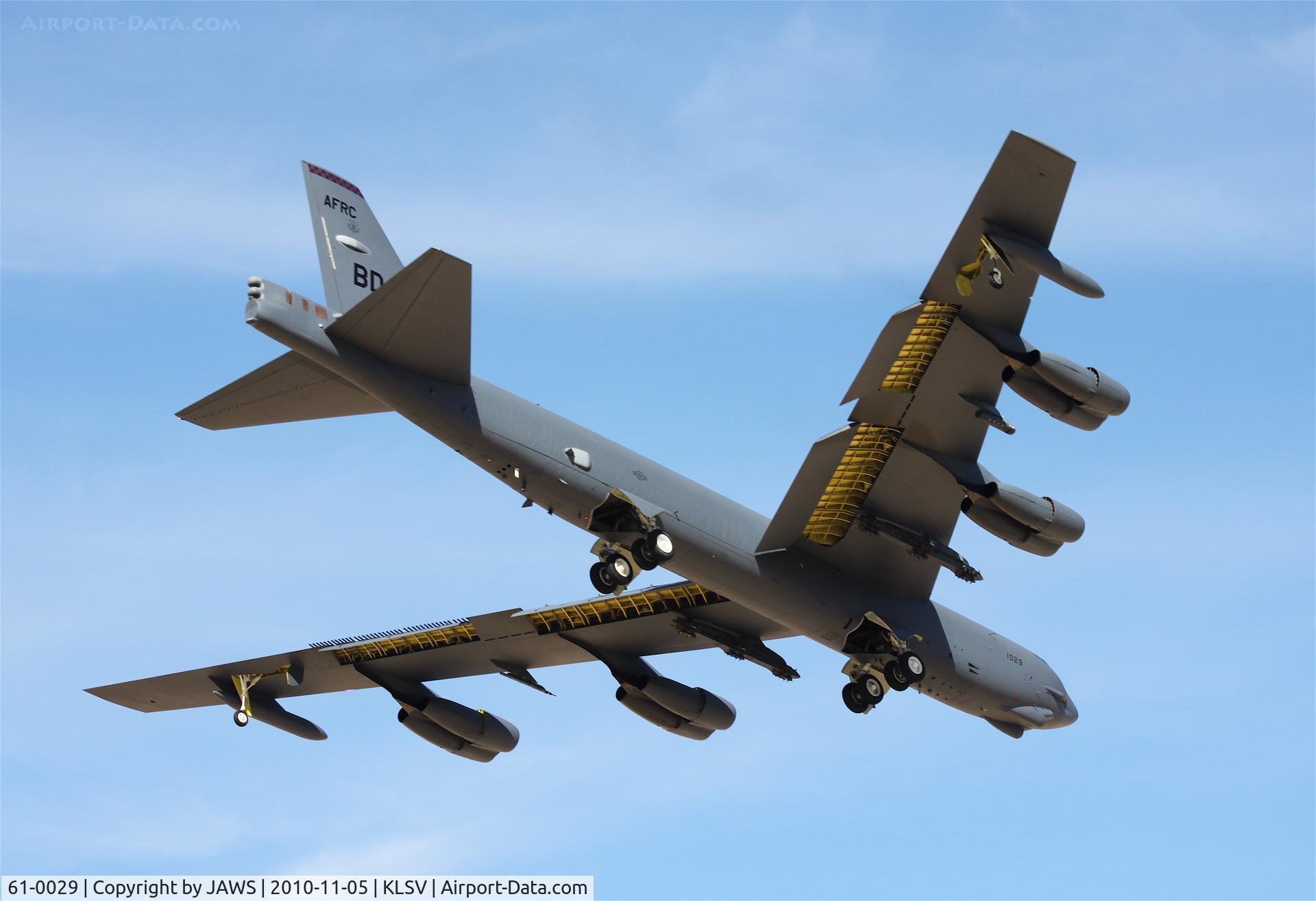 61-0029, 1961 Boeing B-52H Stratofortress C/N 464456, 61-0029 BD Boeing B-52H Stratofortress, c/n: 464456 @ KLSV