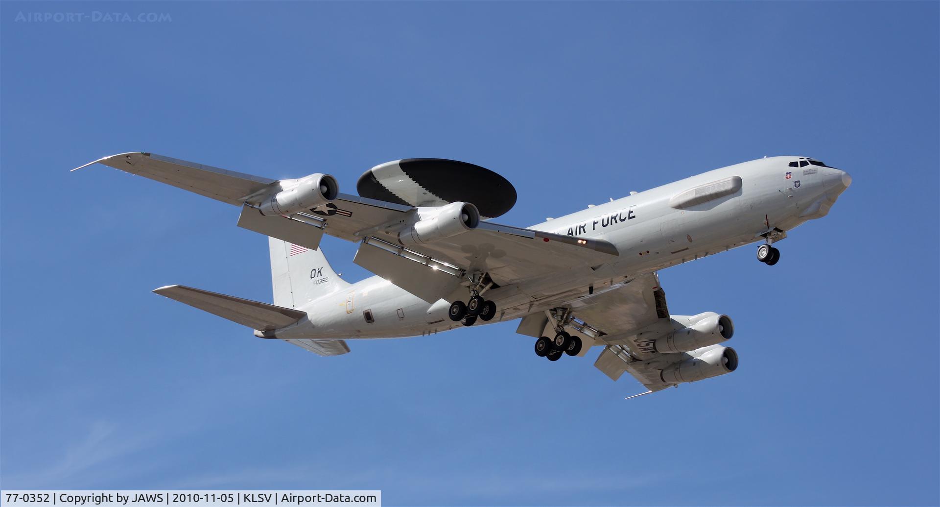 77-0352, 1977 Boeing E-3B Sentry C/N 21552, 77-0352 OK Boeing E-3B Sentry, c/n: 21552 @ KLSV