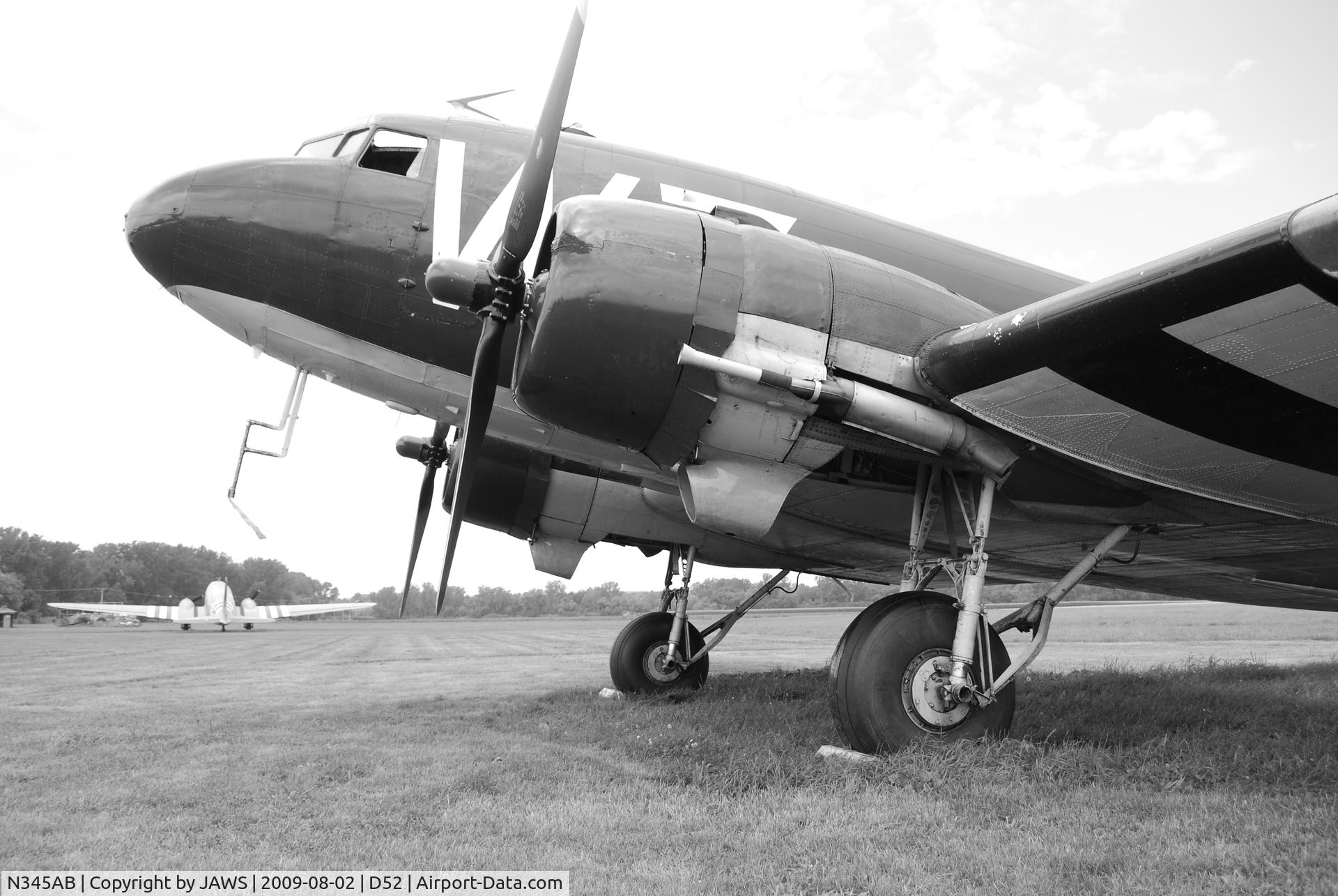 N345AB, 1943 Douglas DC3C-S1C3G (C-47A) C/N 13803, N345AB Douglas DC3C-S1C3G (C-47A) c/n: 13803 @ D52 Geneseo Airport , Geneseo , NY