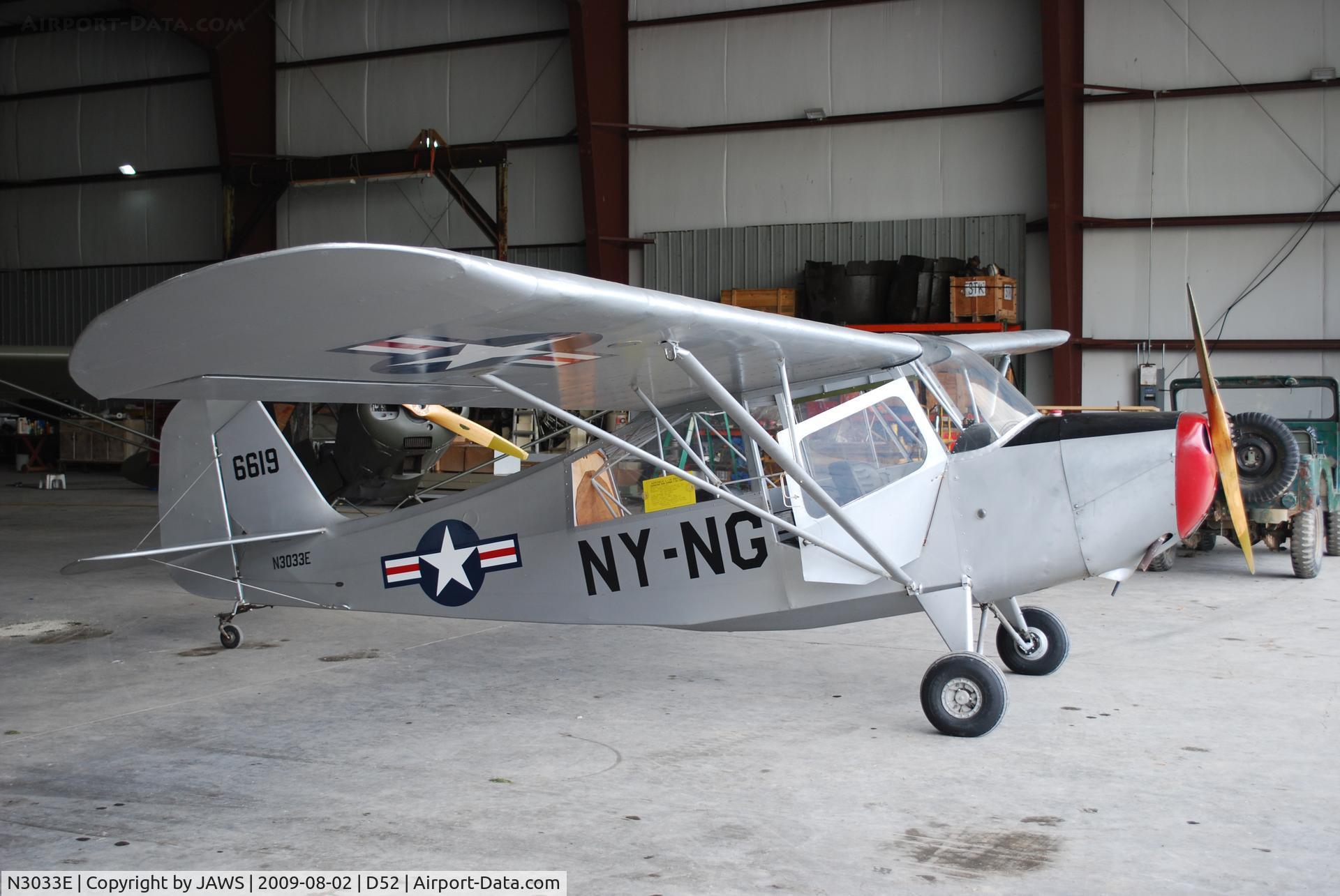 N3033E, 1946 Aeronca 7AC Champion C/N 7AC-6619, N3033E Aeronca 7AC, c/n: 7AC-6619 @ D52 Geneseo Airport , Geneseo , NY