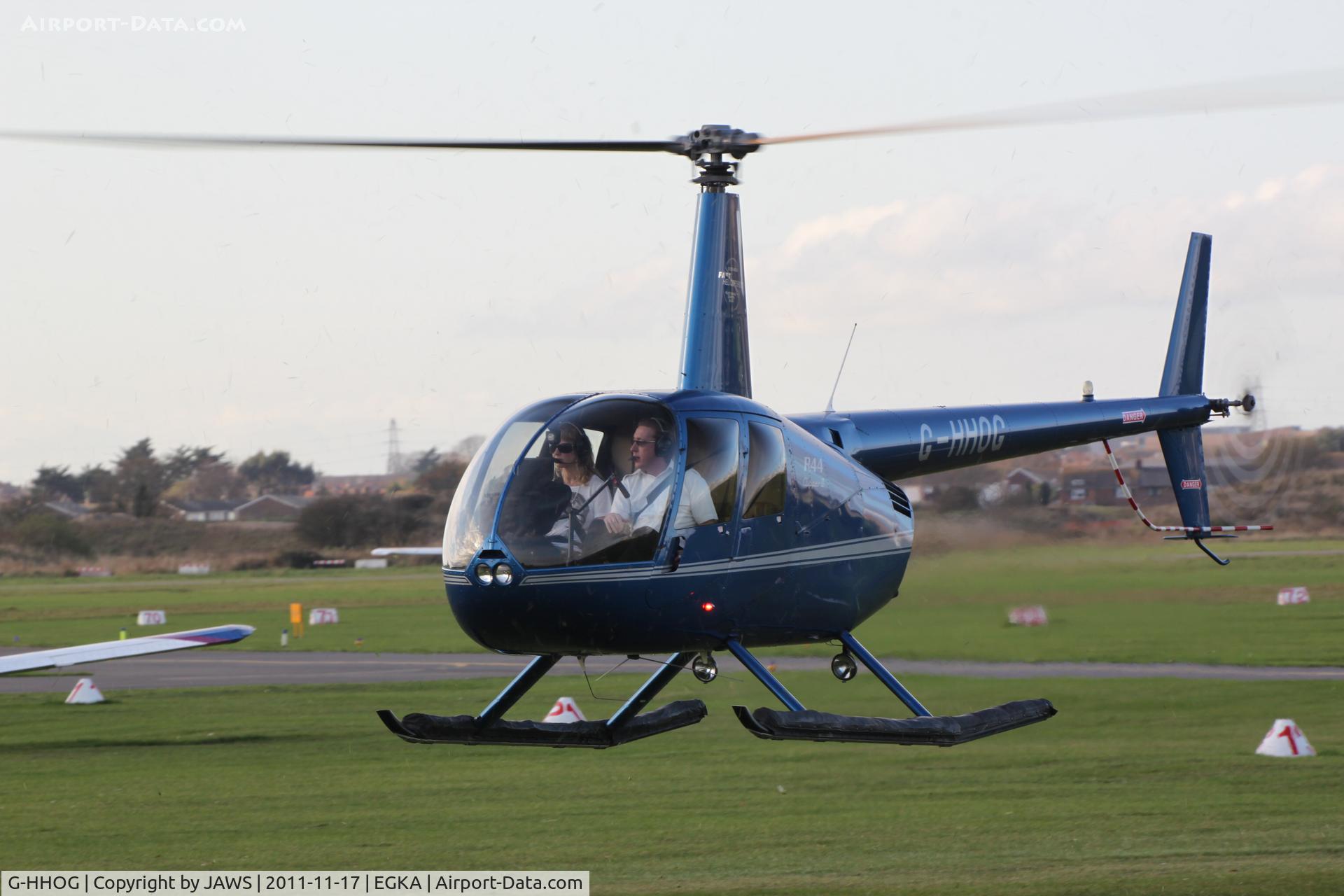 G-HHOG, 2004 Robinson R44 Clipper II C/N 10584, G-HHOG Robinson R44 Clipper II, c/n: 10584 @ EGKA