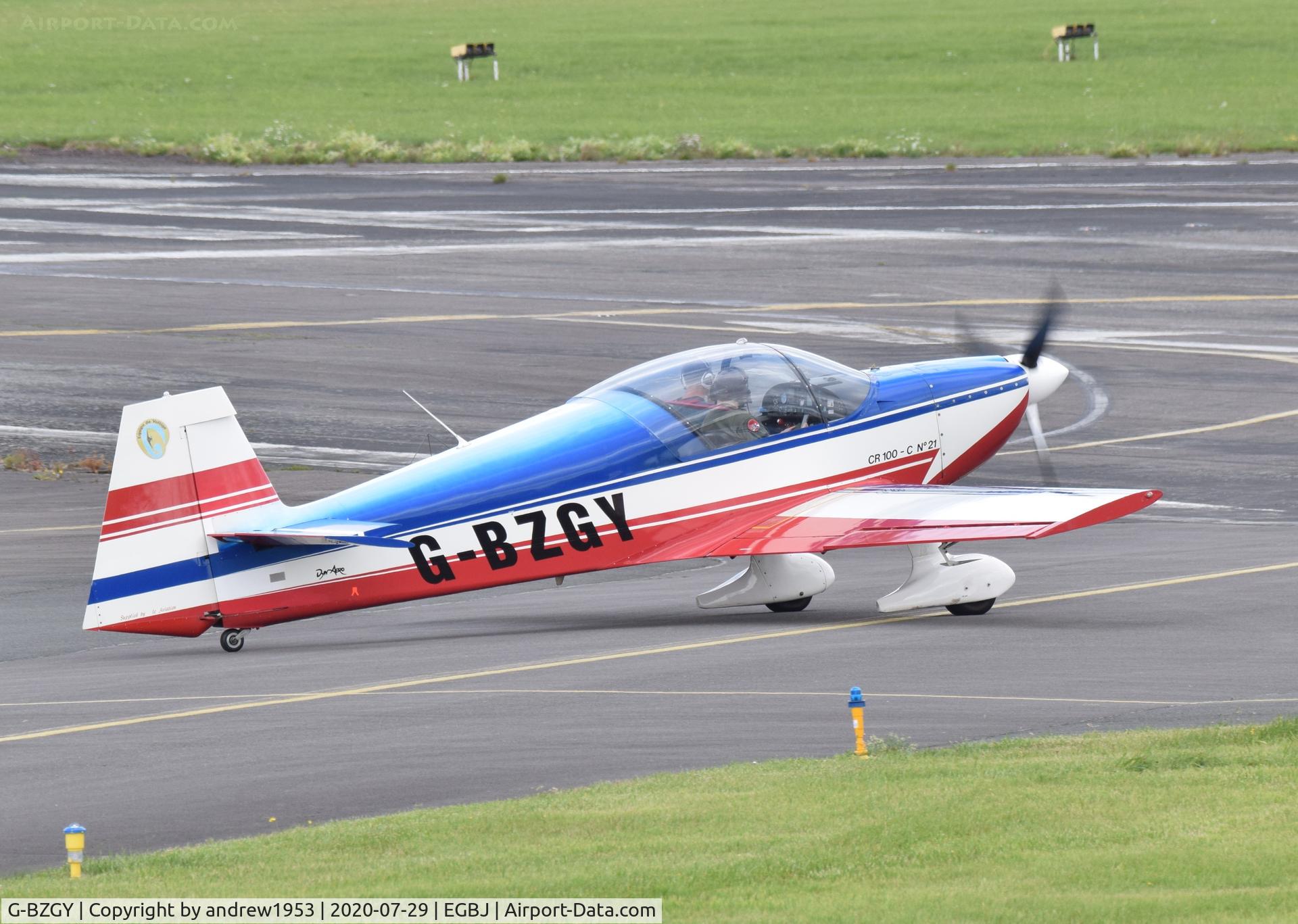 G-BZGY, 1995 Dyn'Aero CR-100 C/N 21, G-BZGY at Gloucestershire Airport.