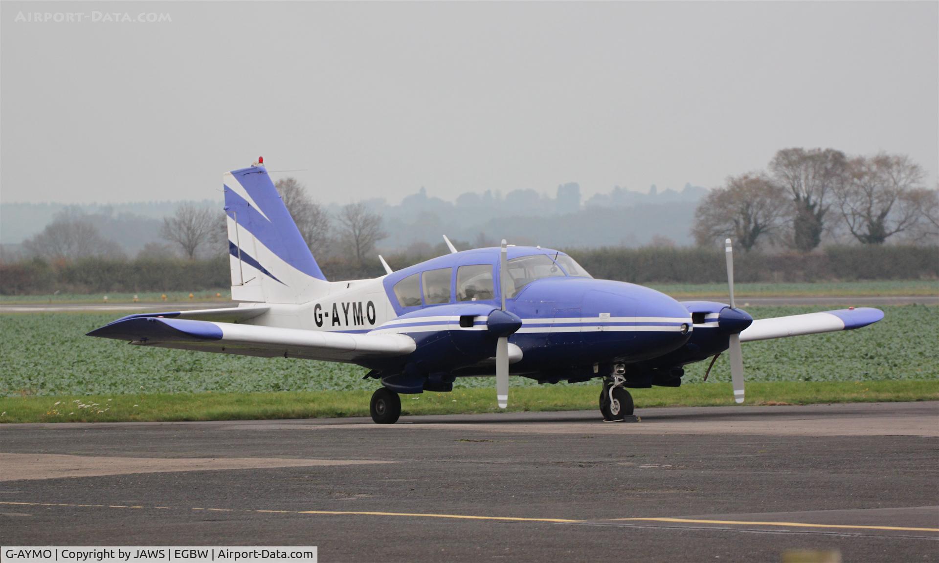 G-AYMO, 1965 Piper PA-23-250 Aztec C/N 27-2995, G-AYMO Piper PA-23-250 Aztec, c/n: 27-2995 @ EGBW