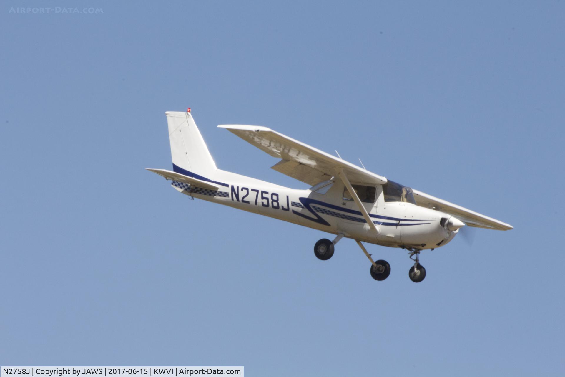 N2758J, 1975 Cessna A150M Aerobat C/N A1500588, N2758J Cessna A150M, c/n: A1500588 @ KWVI