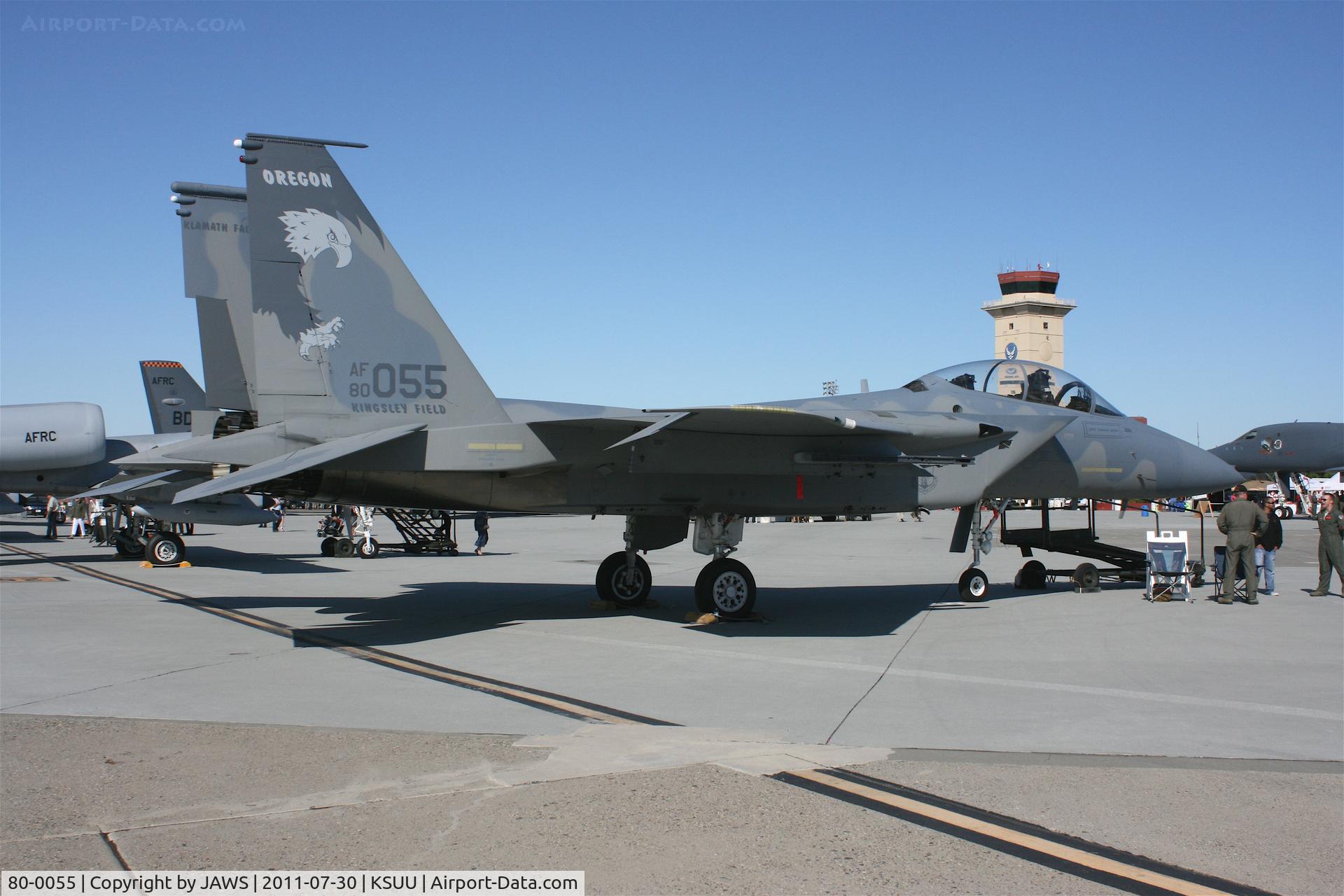 80-0055, 1980 McDonnell Douglas F-15D Eagle C/N 0641/D027, 80-0055 McDonnell Douglas F-15D, c/n: 0641/D027 @ KSUU