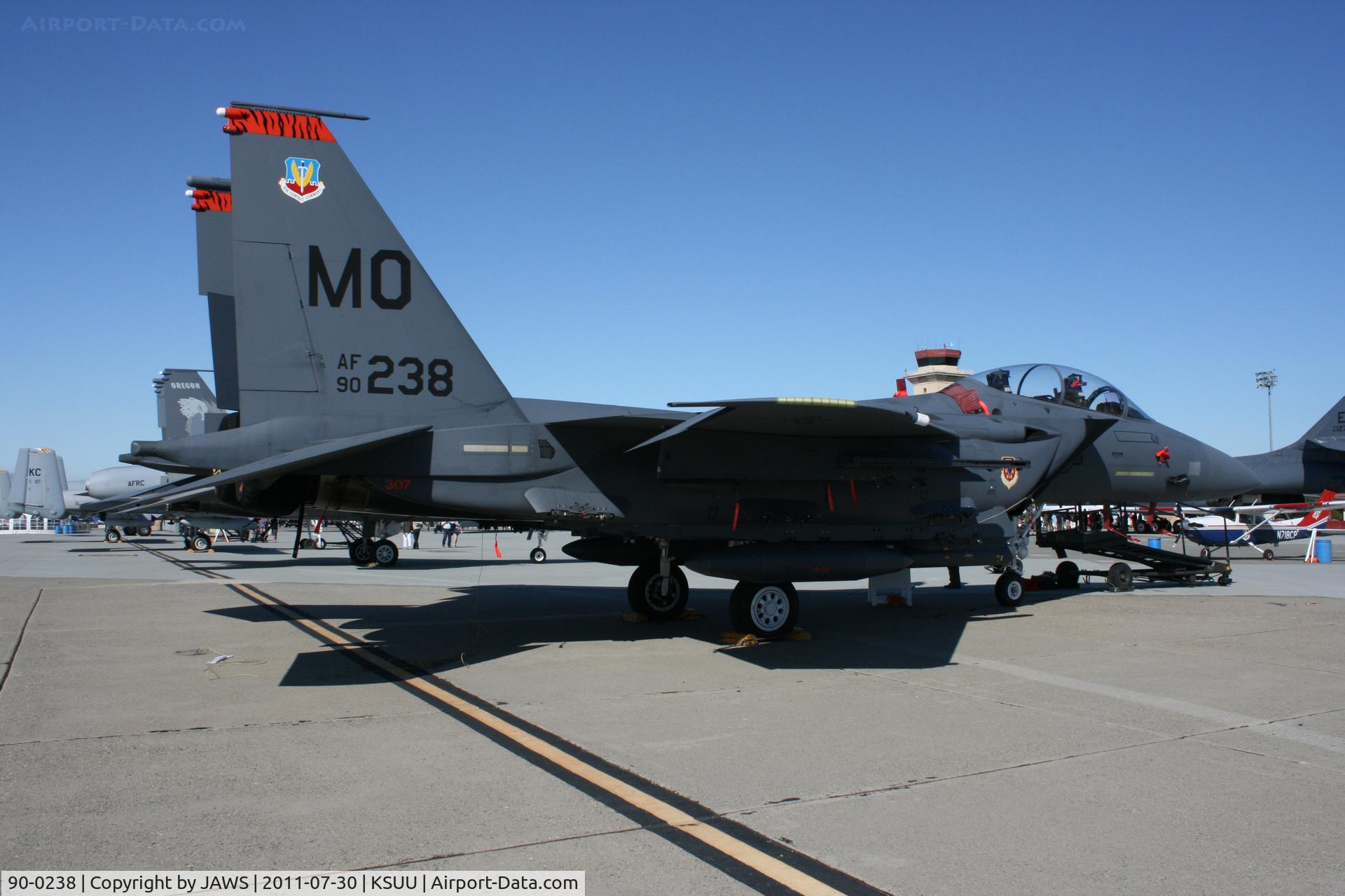 90-0238, 1990 McDonnell Douglas F-15E Strike Eagle C/N 1169/E140, 90-0238 MO McDonnell Douglas F-15E, c/n: 1169/E140 @ KSUU