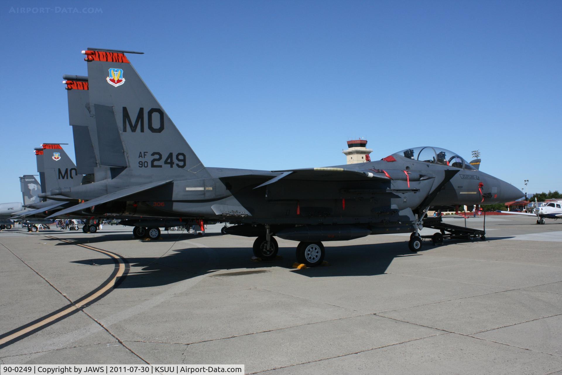 90-0249, 1990 McDonnell Douglas F-15E Strike Eagle C/N 1184/E151, 90-0249 McDonnell Douglas F-15E, c/n: 1184/E151 @ KSUU
