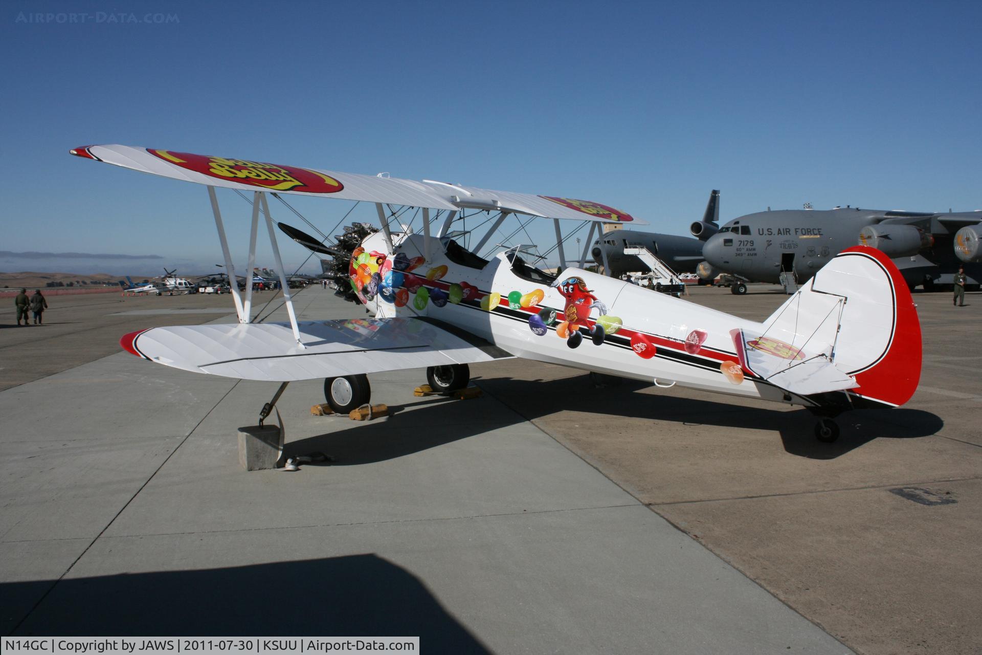 N14GC, 1941 Boeing B75N1 C/N 75-6503, N14GC Boeing B75N1, c/n: 75-6503 @ KSUU