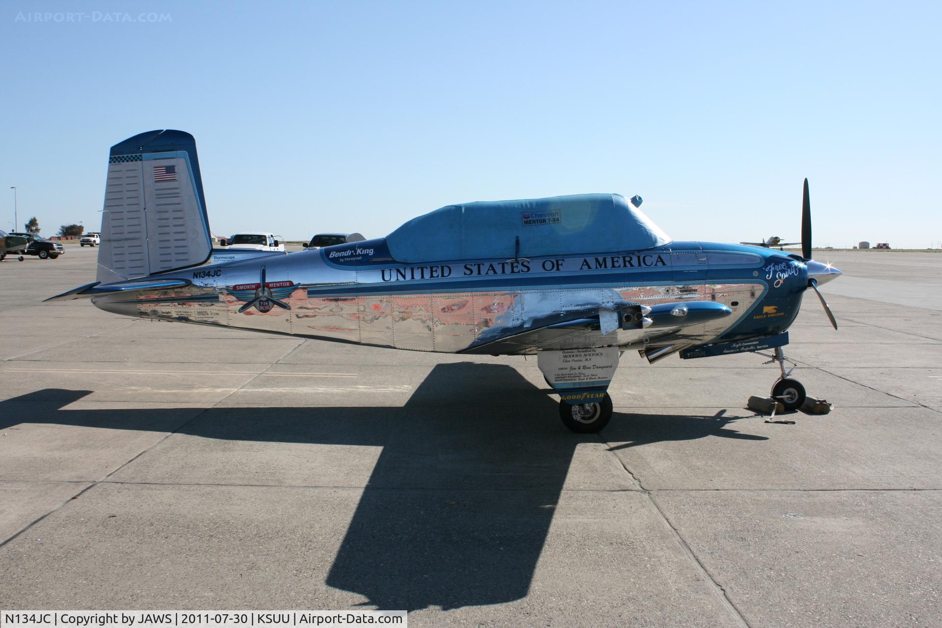N134JC, 1955 Beech T-34-A (A45) Mentor C/N G-812, N134JC Beech T-34A Mentor c/n: G-812 @ KSUU