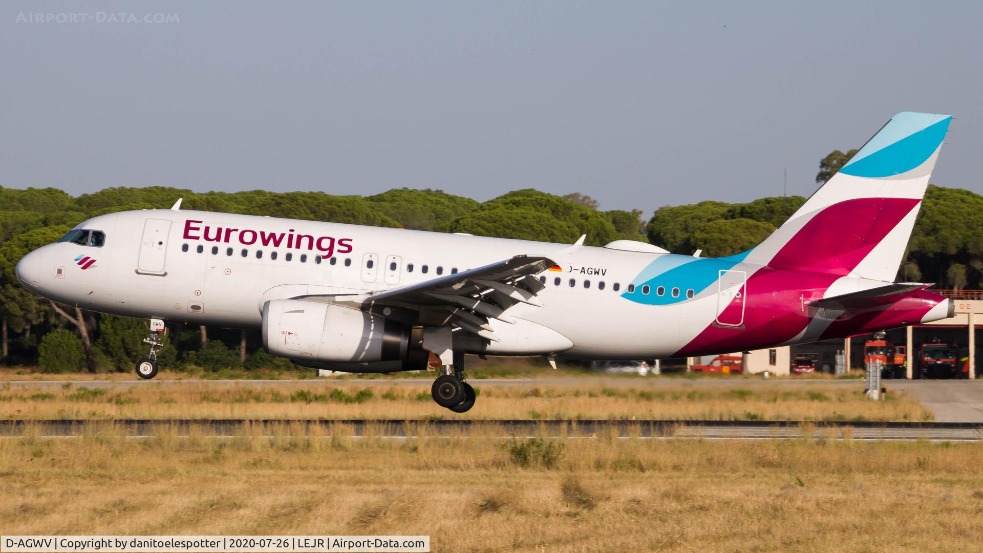D-AGWV, 2013 Airbus A319-132 C/N 5467, Airbus A-319 Eurowings