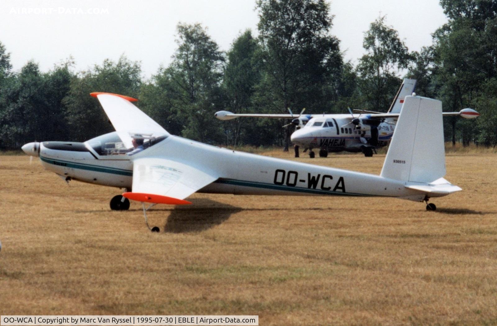 OO-WCA, 1993 Aerotechnik L-13SL Vivat C/N 930515, At Leopoldsburg.