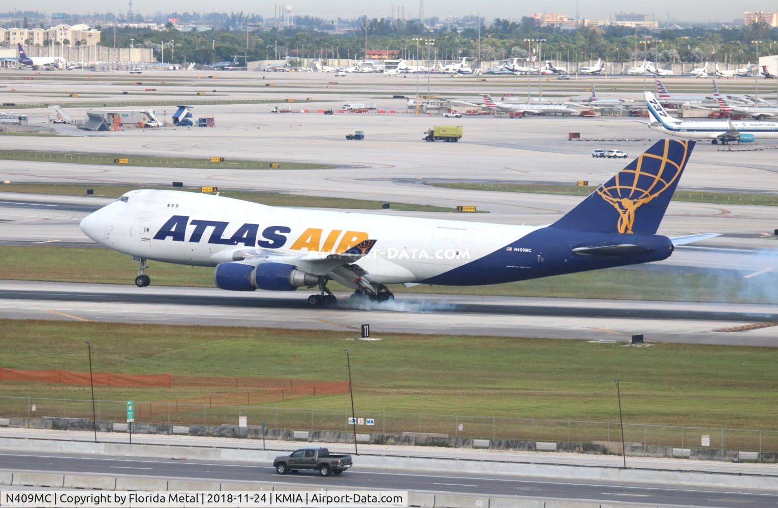 N409MC, 2000 Boeing 747-47UF C/N 30558/1242, MIA 2018