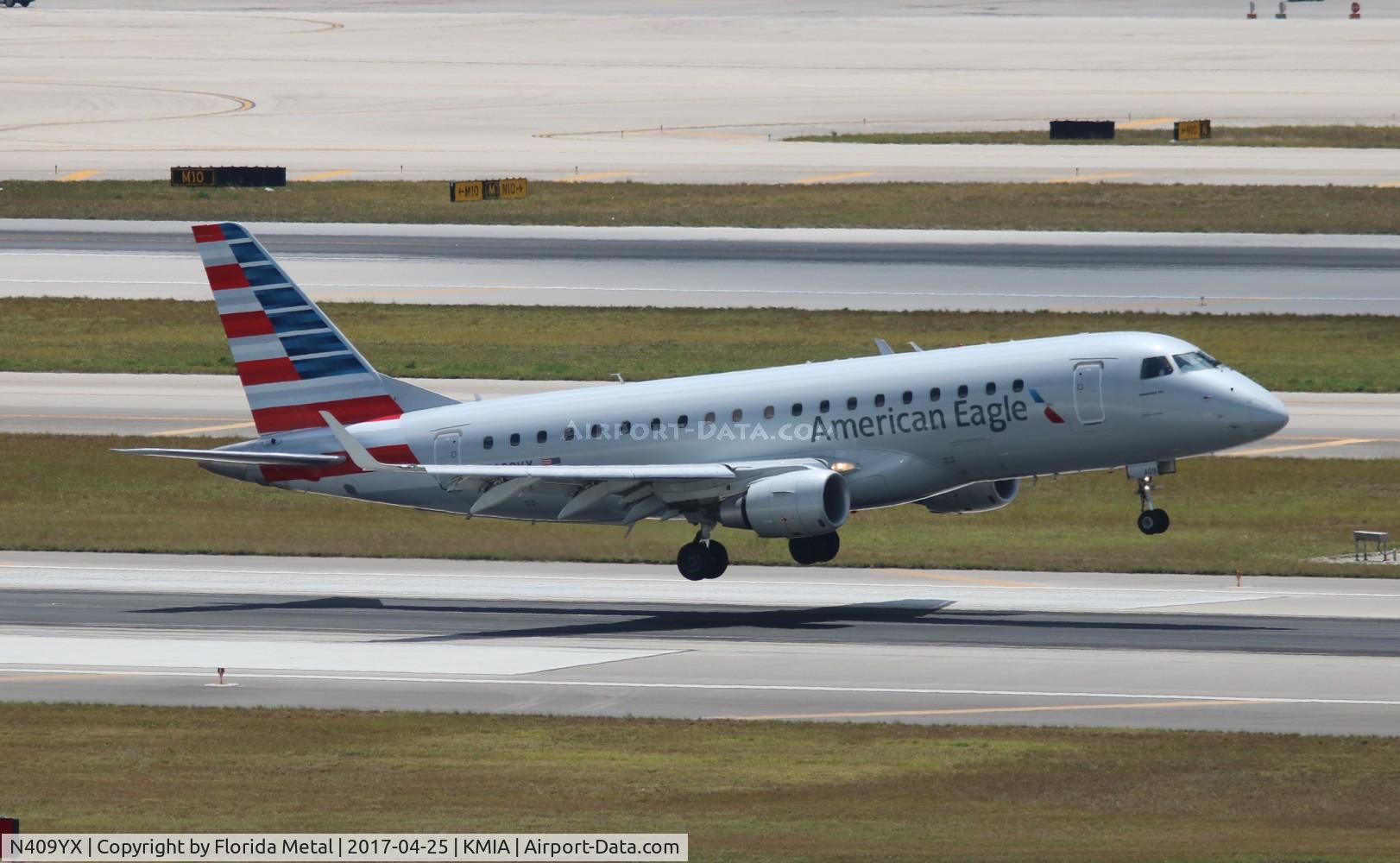 N409YX, 2013 Embraer 175LR (ERJ-170-200LR) C/N 17000372, MIA 2017