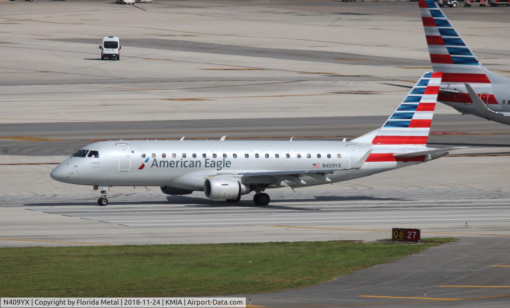 N409YX, 2013 Embraer 175LR (ERJ-170-200LR) C/N 17000372, MIA 2018