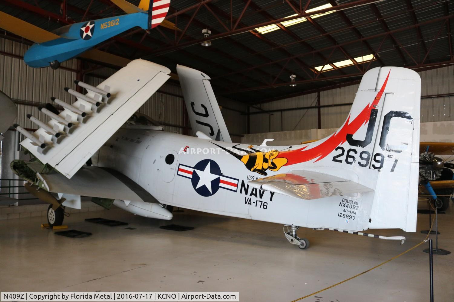 N409Z, Douglas AD-4N Skyraider C/N 7797, Planes of Fame