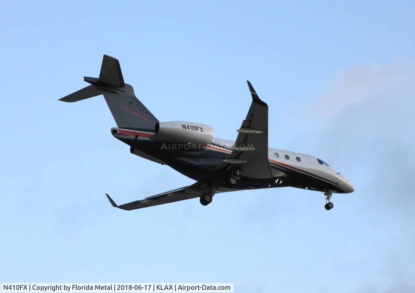 N410FX, 2017 Embraer EMB-545 Legacy 450 C/N 55010025, LAX 2018