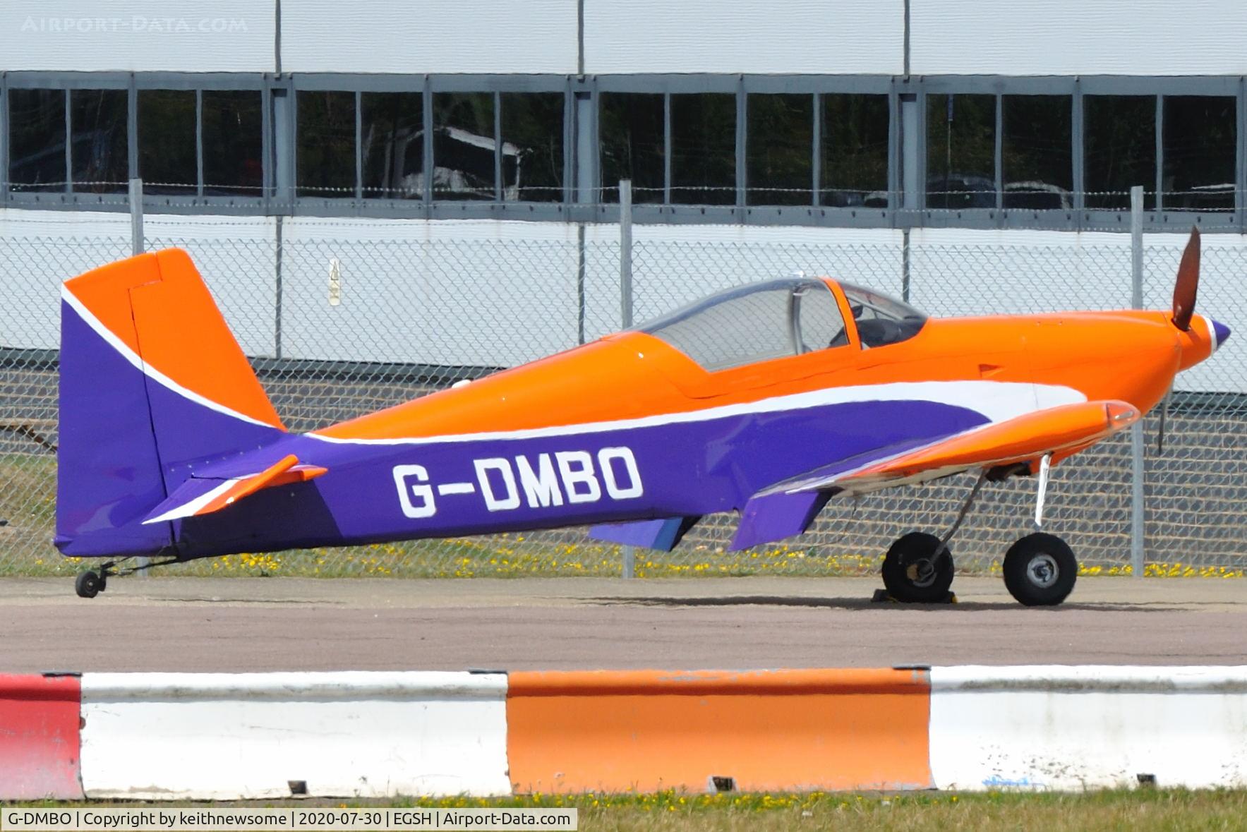 G-DMBO, 2013 Vans RV-7 C/N LAA 323-14827, Parked at Norwich.