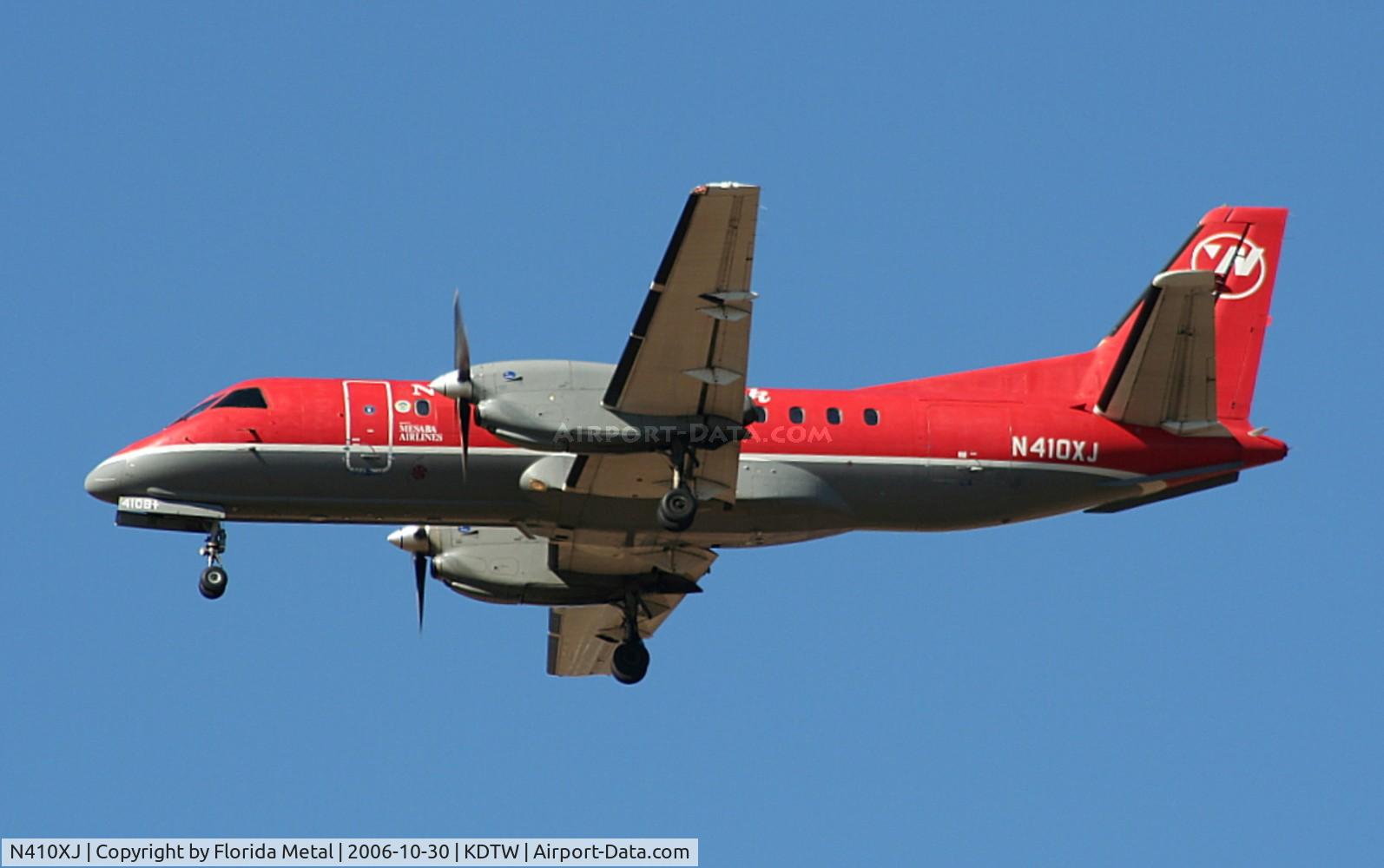 N410XJ, 1997 Saab 340B C/N 340B-410, DTW 2006