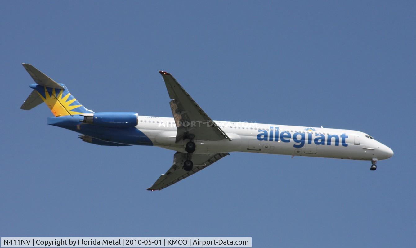 N411NV, 1992 McDonnell Douglas MD-82 (DC-9-82) C/N 53245, MCO 2010