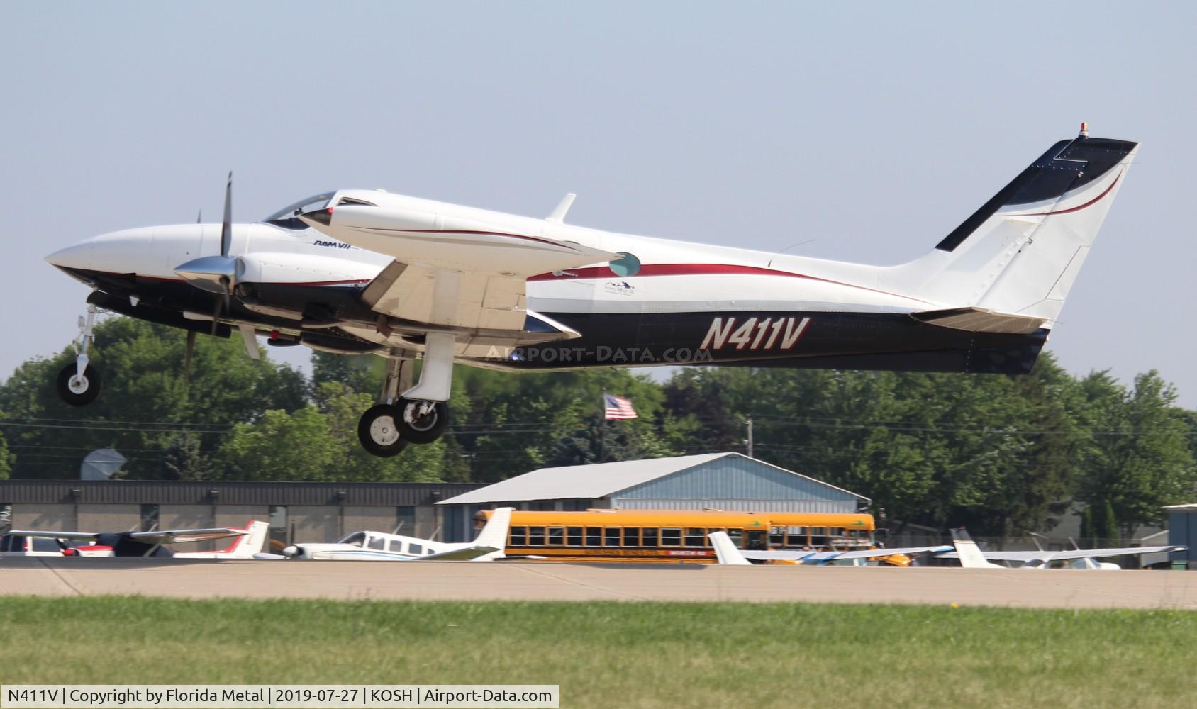 N411V, 1973 Cessna 340 C/N 340-0250, OSH 2019