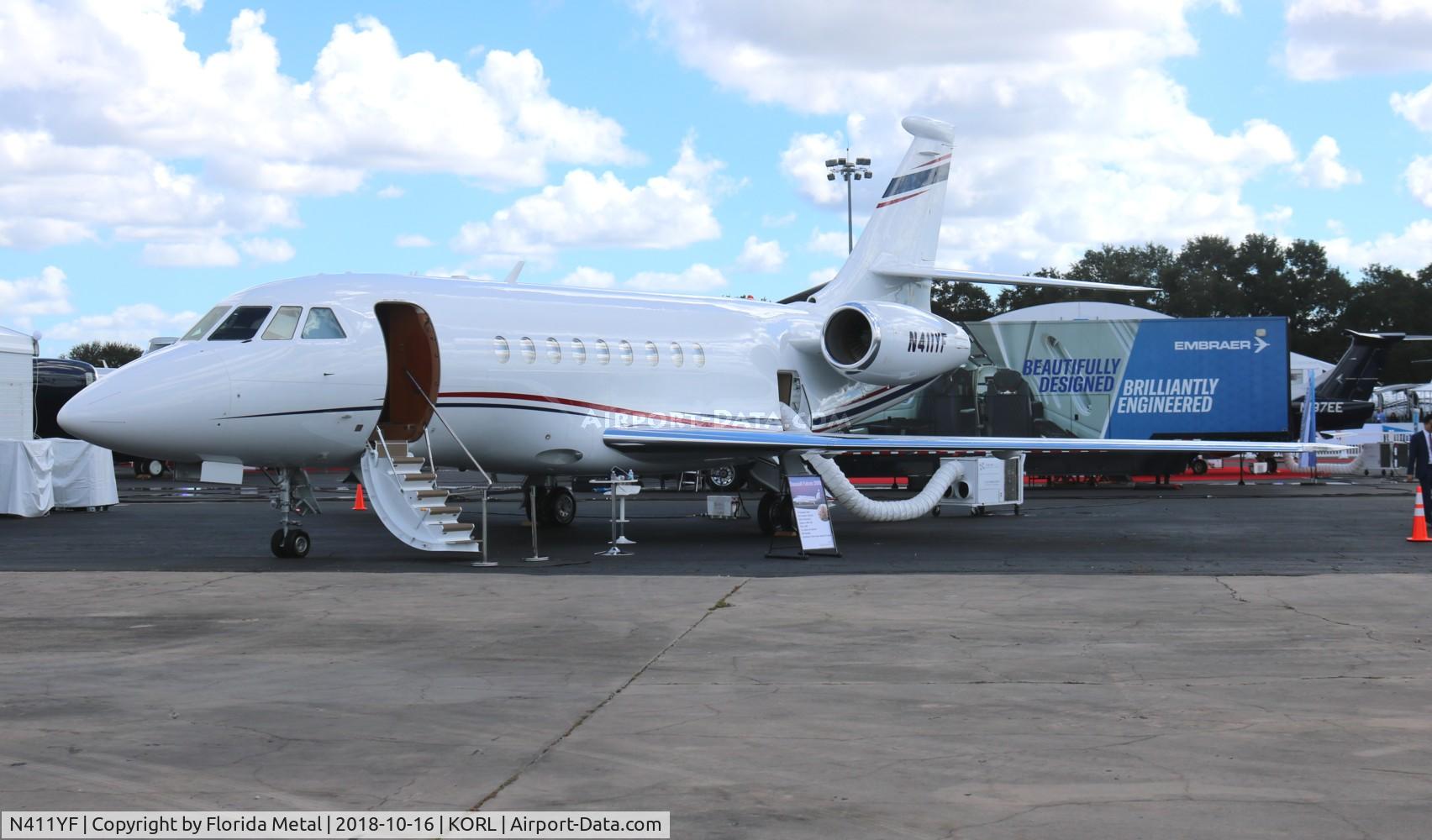 N411YF, 2001 Dassault Falcon 2000 C/N 161, NBAA 2018