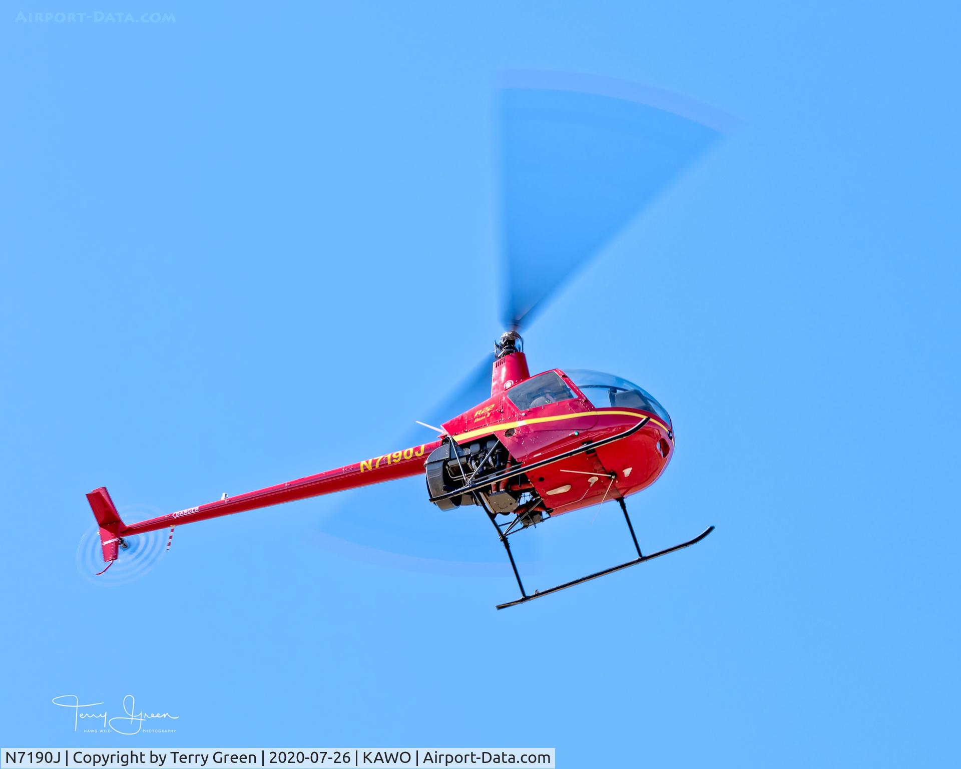 N7190J, 2000 Robinson R22 Beta C/N 3109, KAWO