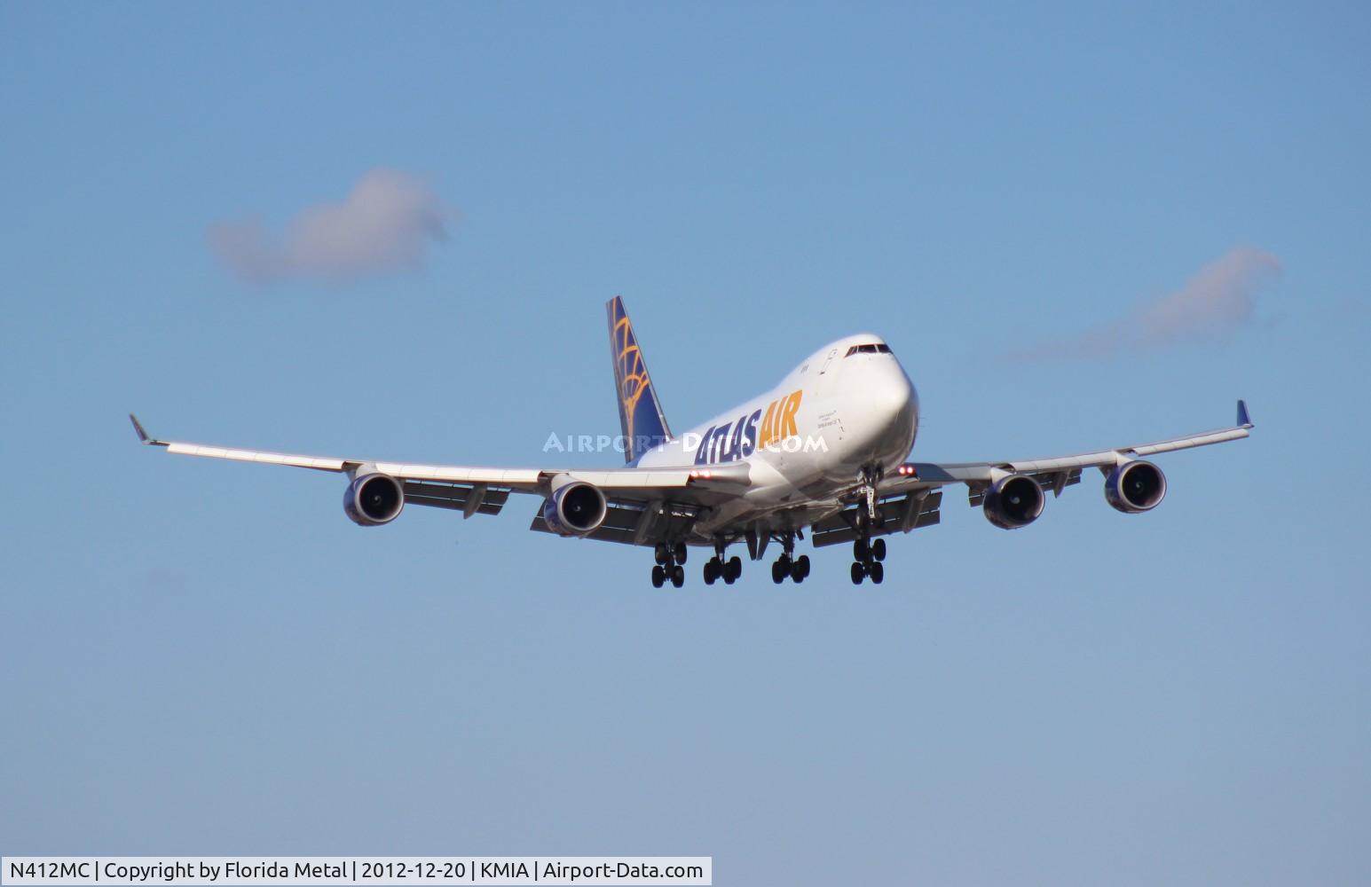 N412MC, 2000 Boeing 747-47UF C/N 30559/1244, MIA 2012