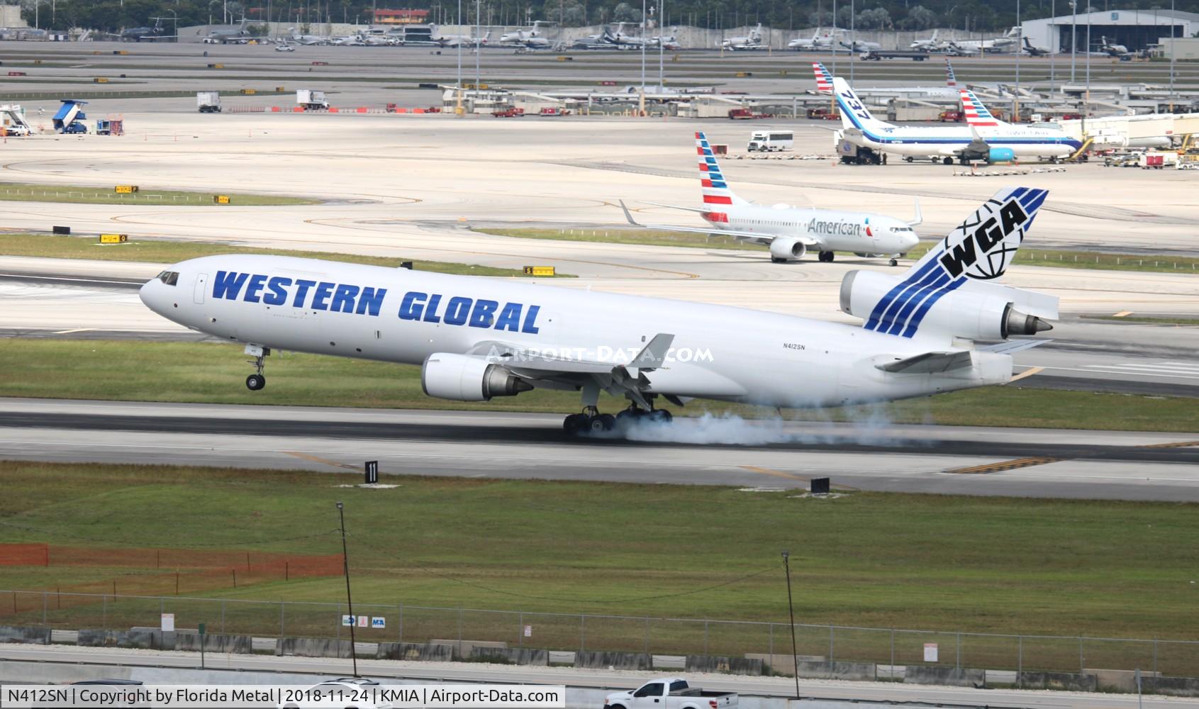 N412SN, 1990 McDonnell Douglas MD-11F C/N 48412, MIA 2018