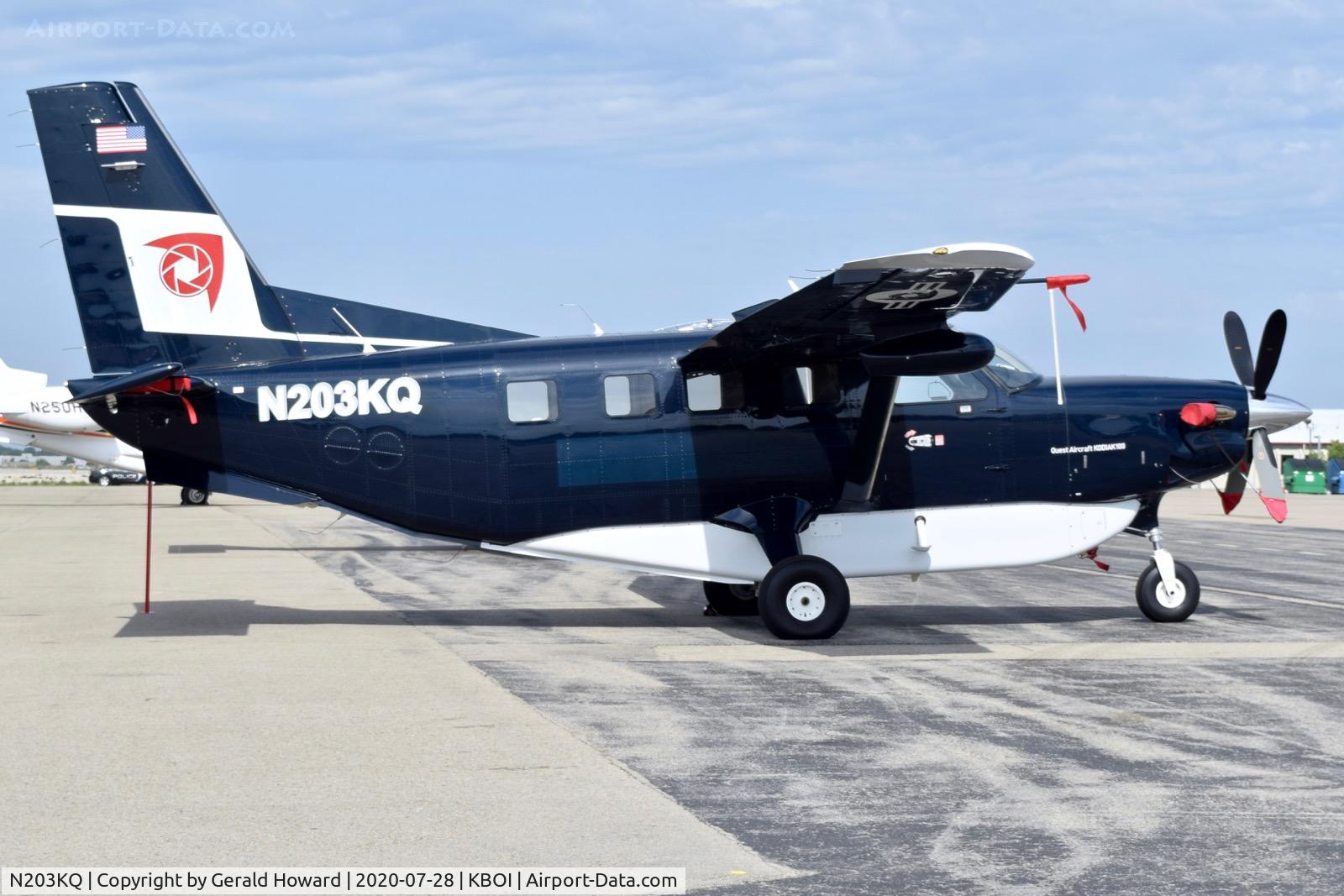 N203KQ, 2017 Quest Kodiak 100 C/N 100-0203, Parked on the north GA ramp.