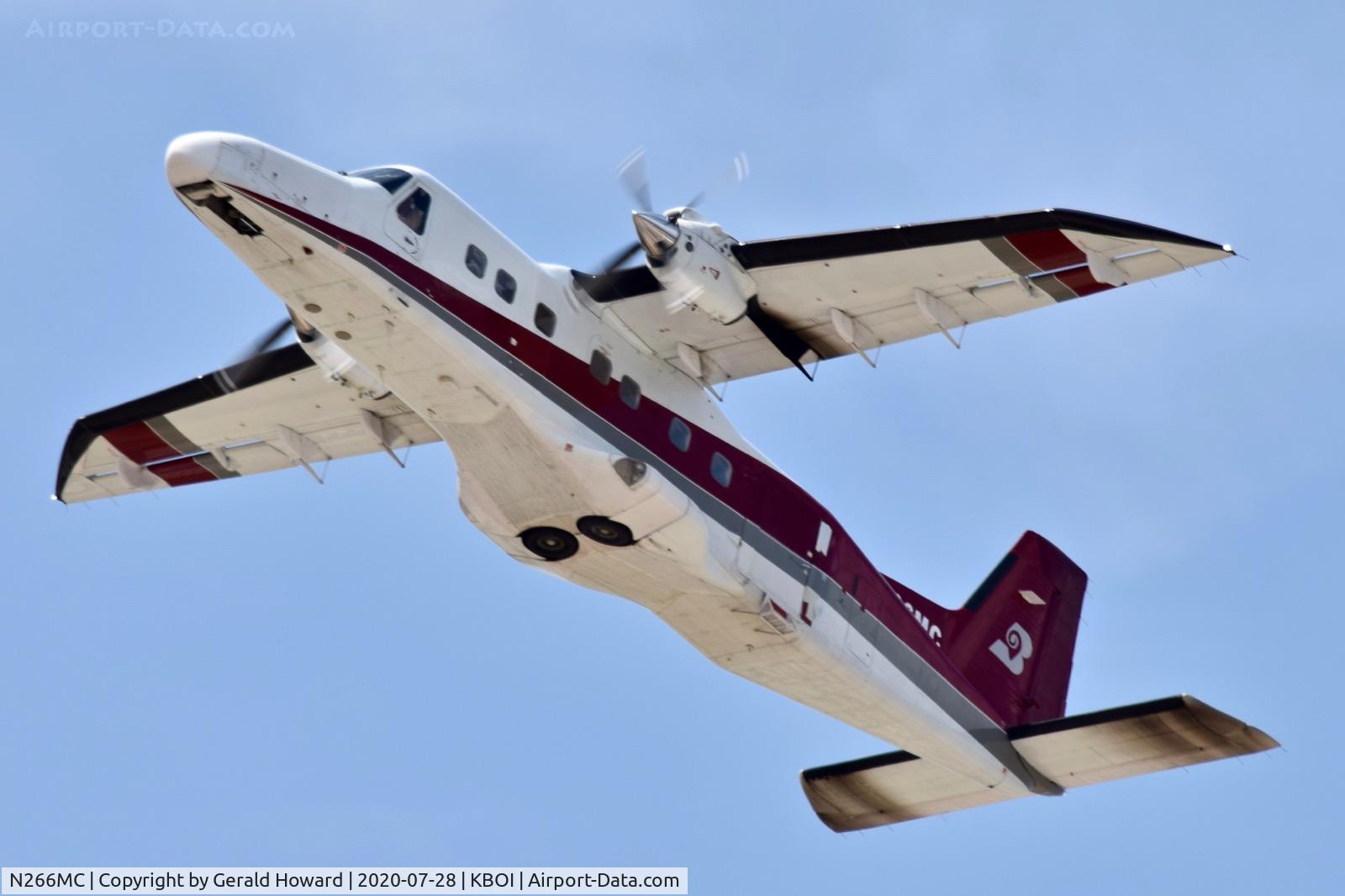 N266MC, 1988 Dornier 228-202 C/N 8150, Departing BOI.