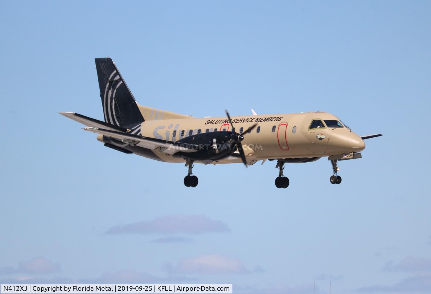 N412XJ, Saab 340B C/N 340B-412, FLL 2019